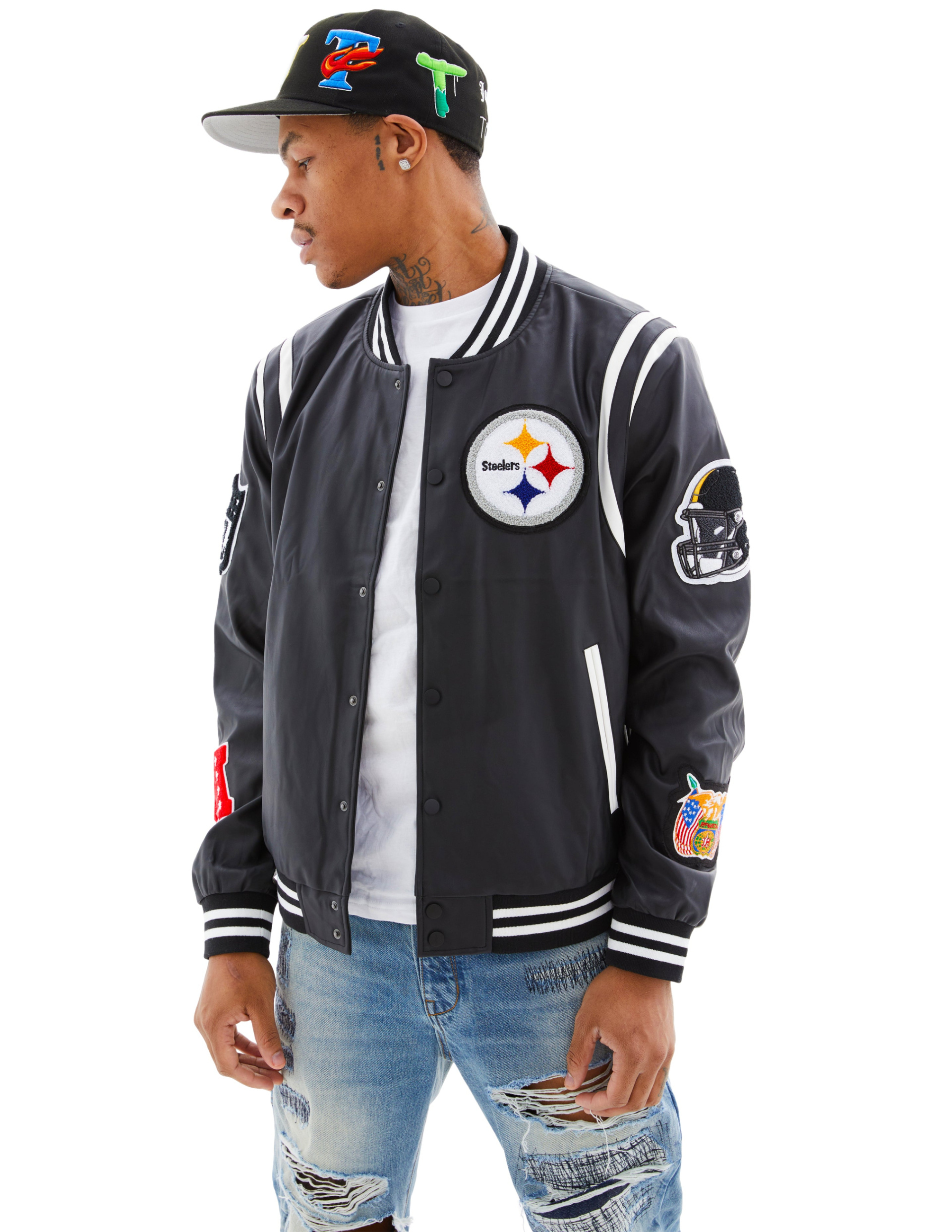 Jeff Hamilton Steelers Bomber Jacket