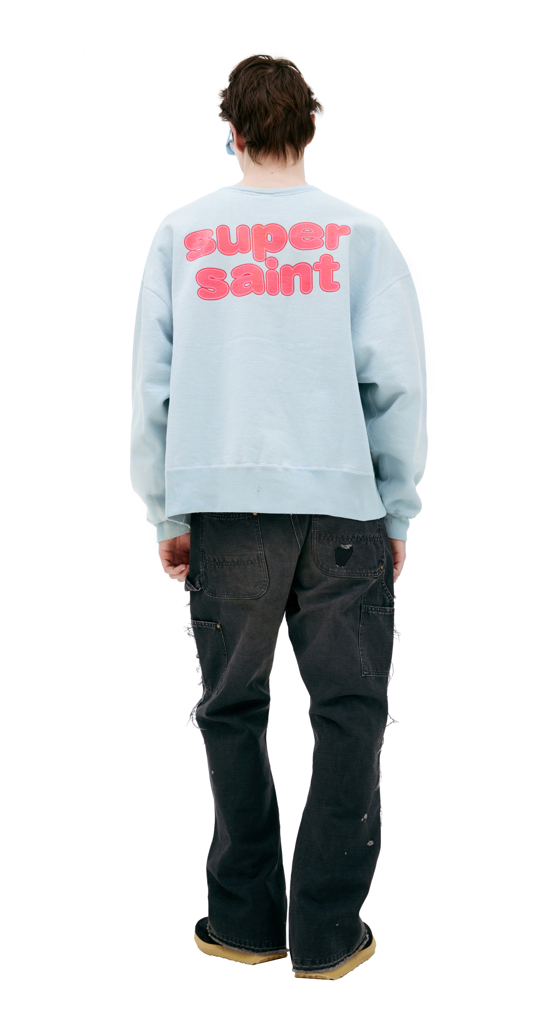 Saint Mxxxxxx \'Hard\' print sweatshirt
