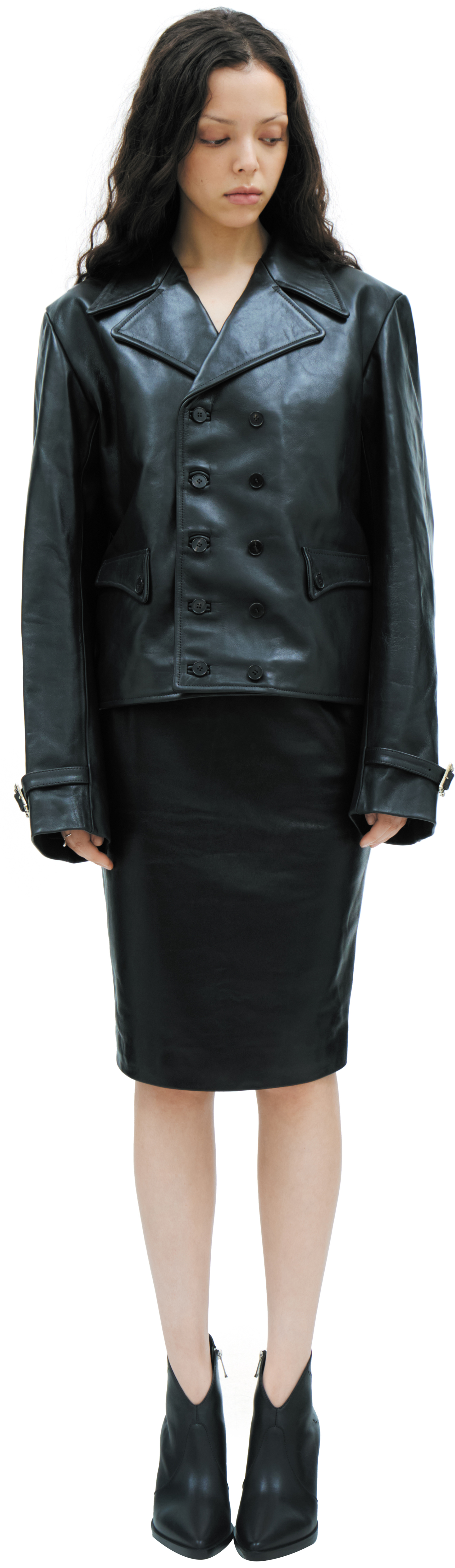 Enfants Riches Déprimés Black leather jacket