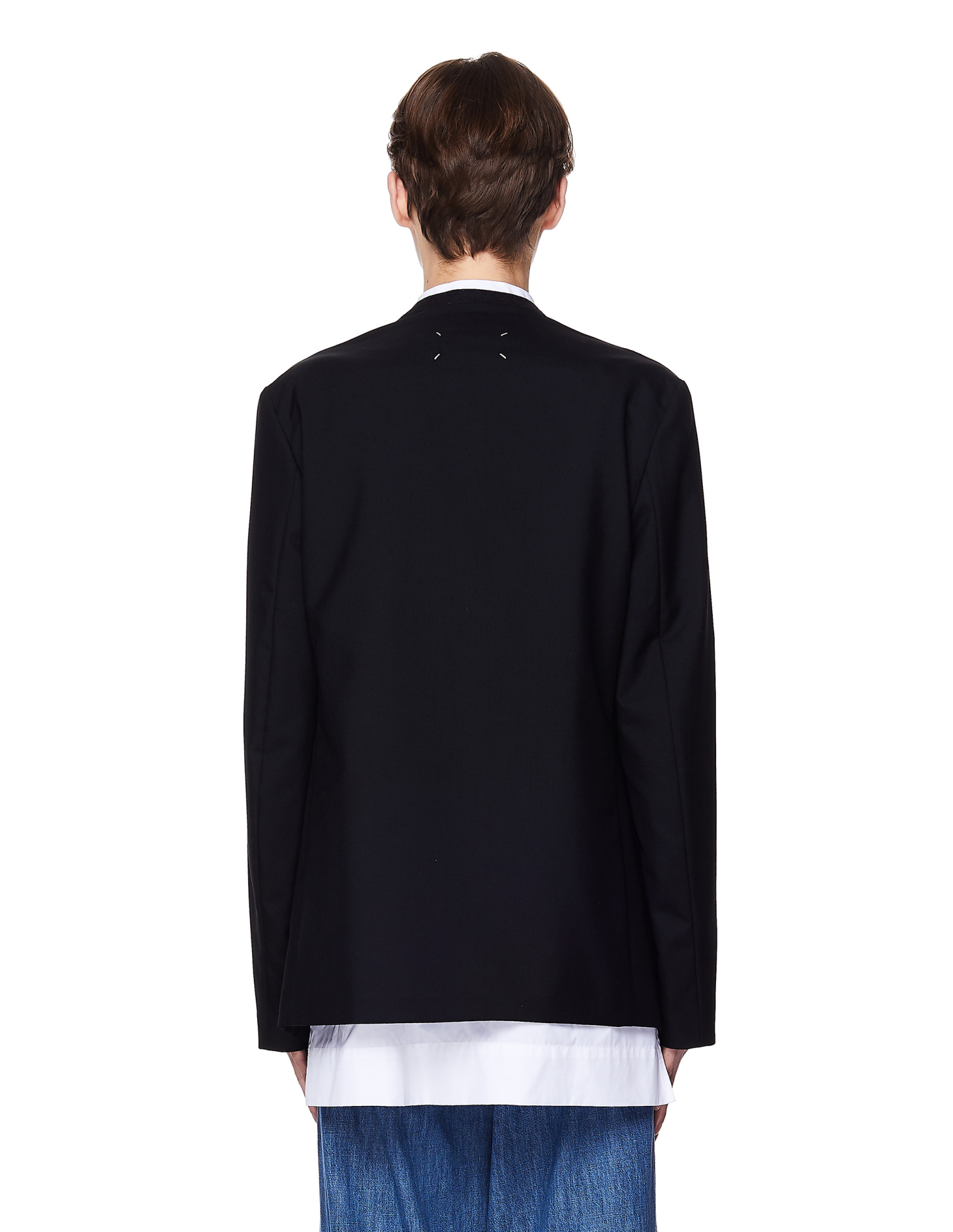 Maison Margiela Пиджак из тонкой шерсти