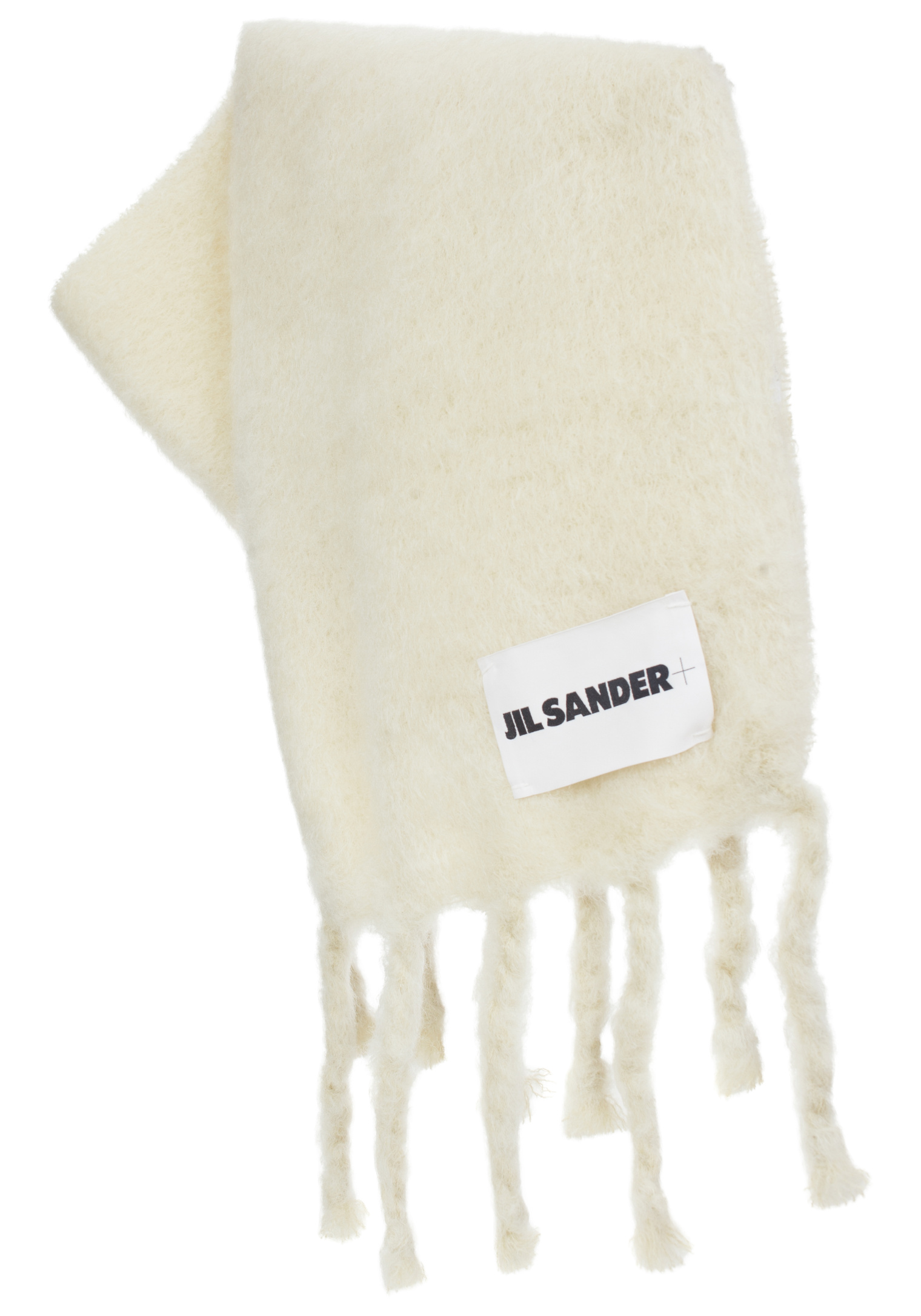 Jil Sander Brushed knit mohair scarf
