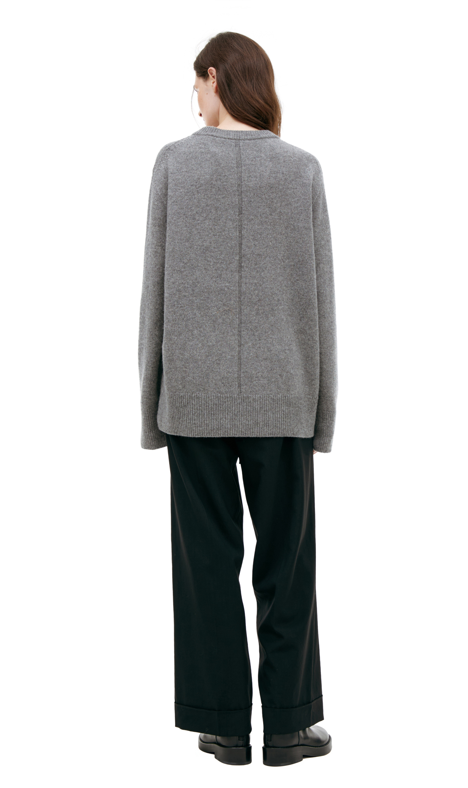 The Row Grey wool sweater