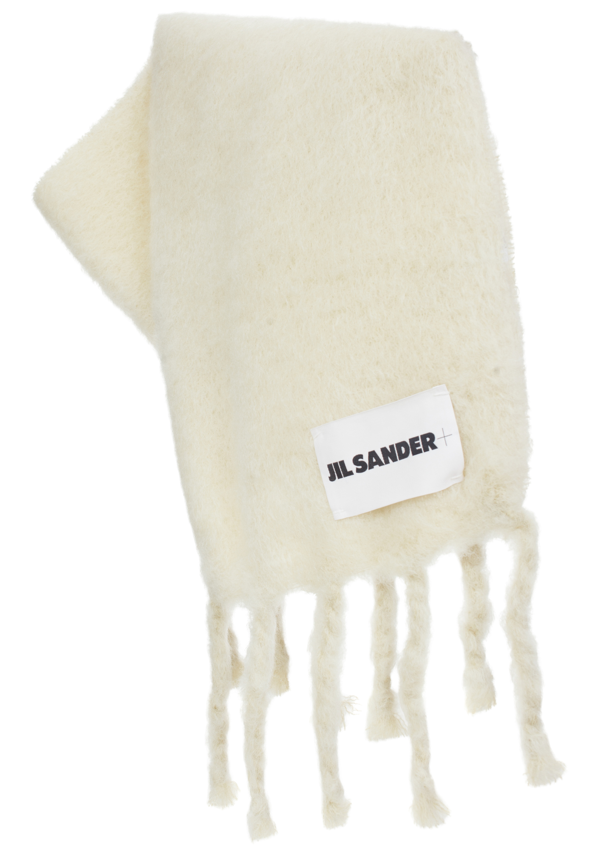 Jil Sander Brushed knit mohair scarf