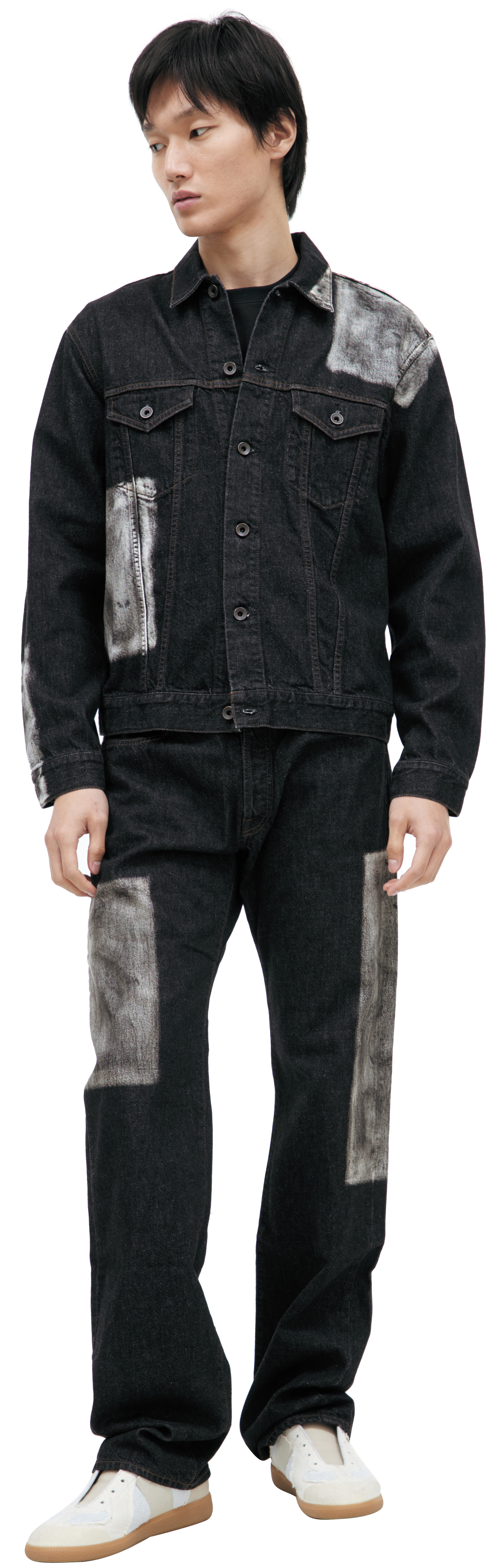 Yohji Yamamoto Printed denim jacket