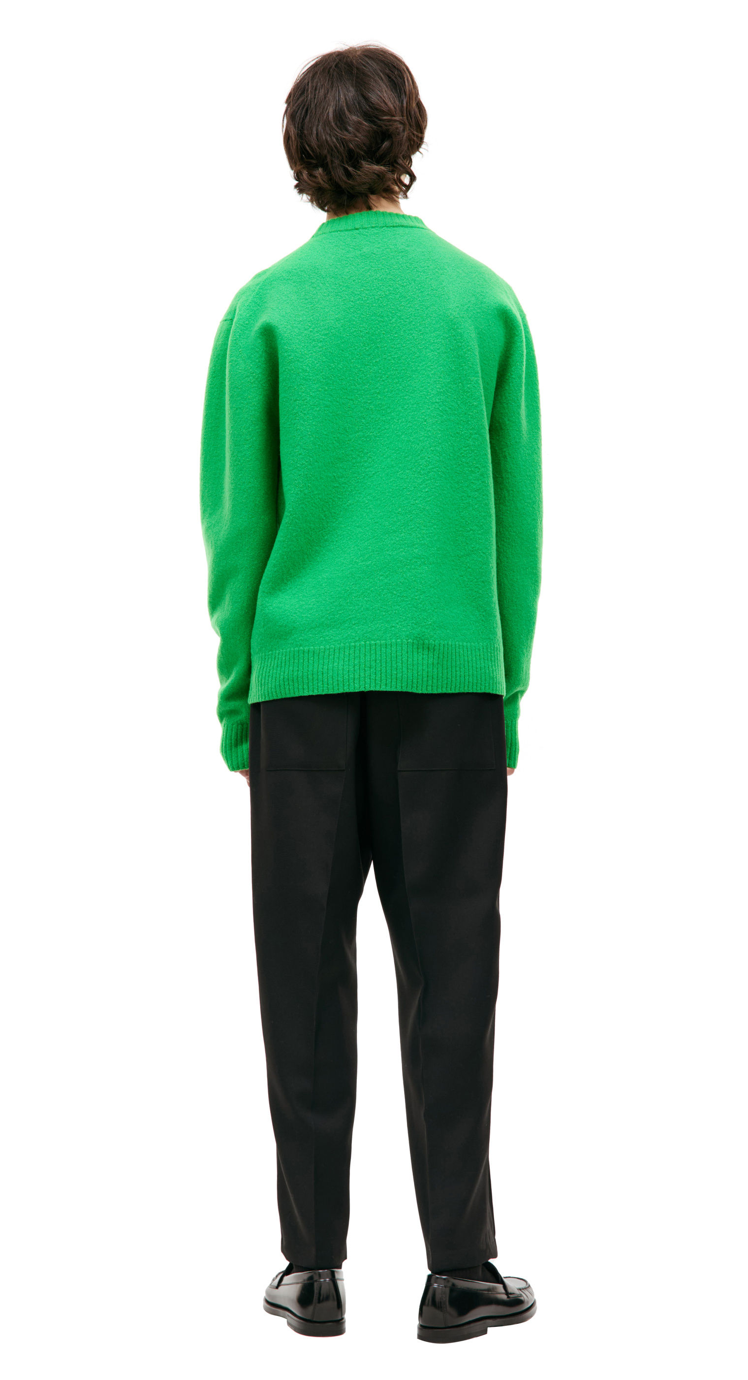 Jil Sander Green wool sweater