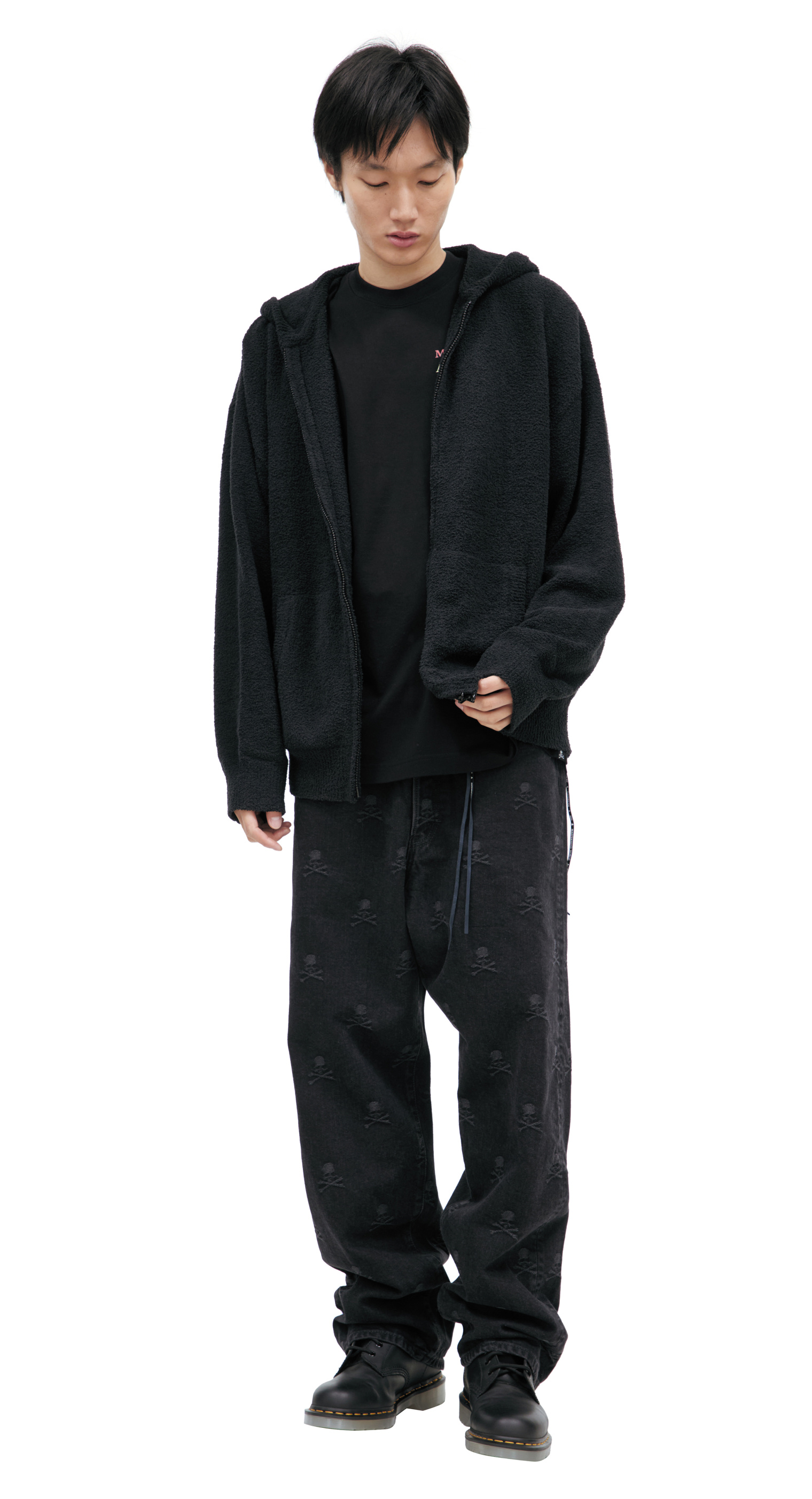 Mastermind WORLD Black hoodie with zipper