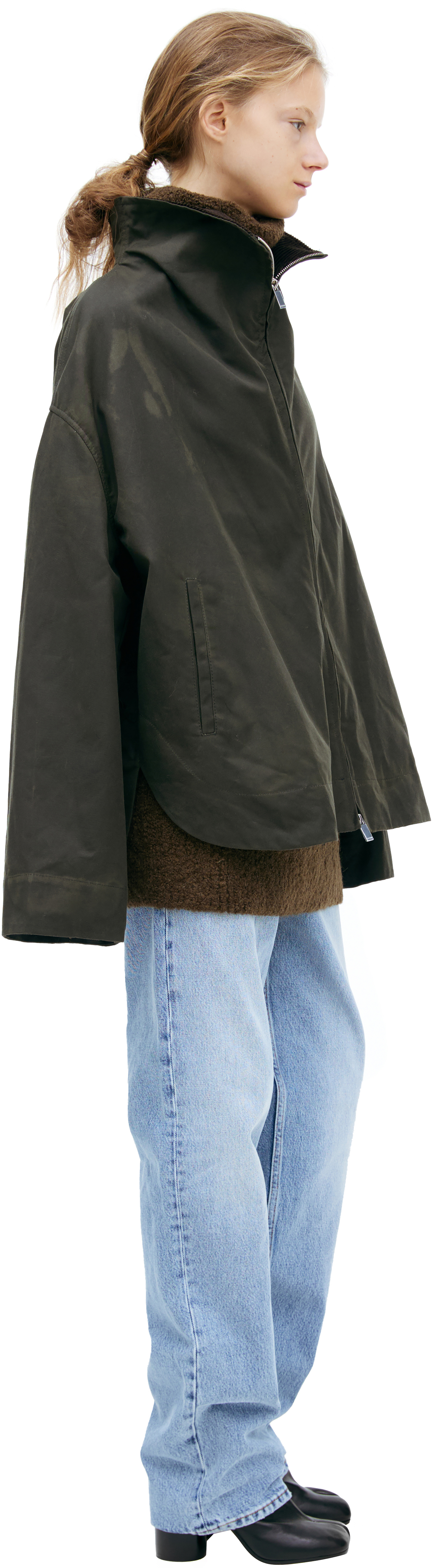 TOTEME Khaki zipper jacket