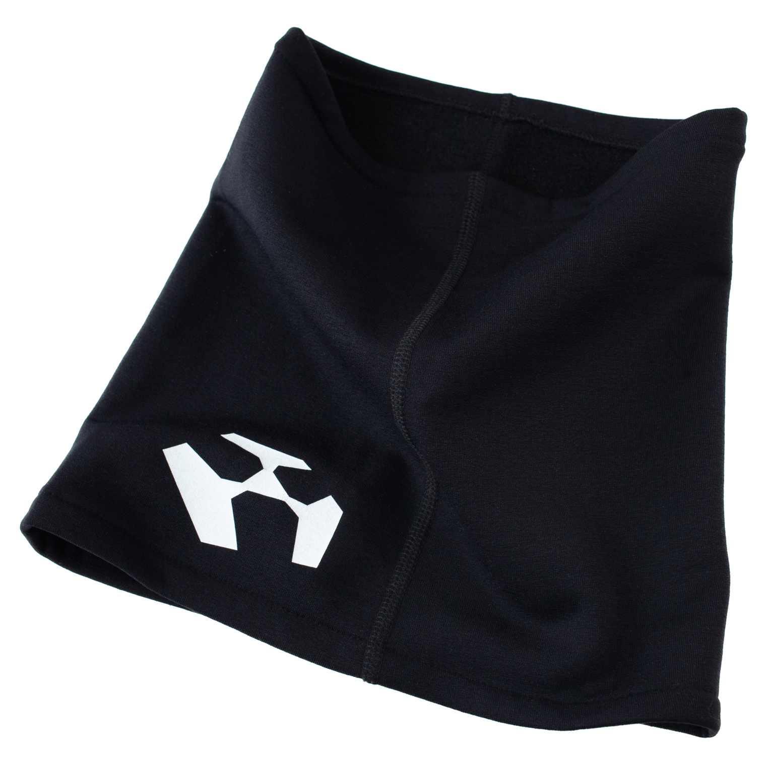 Acronym Black logo snood scarf