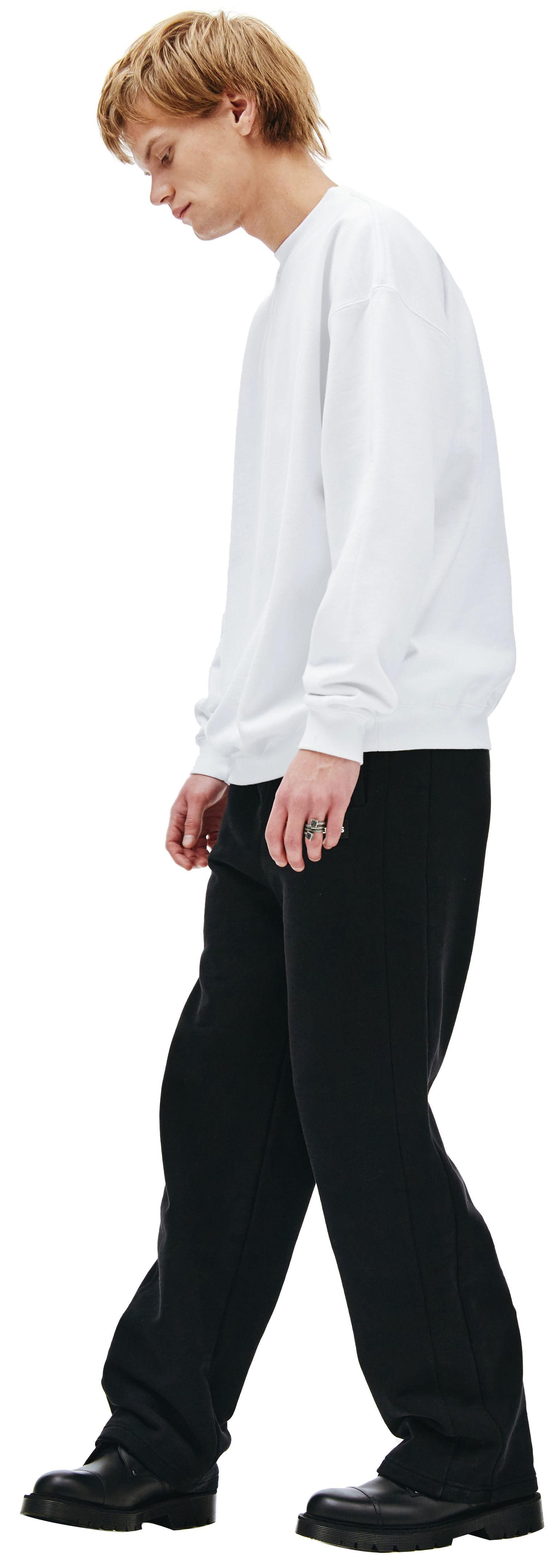 VETEMENTS Белый оверсайз свитшот