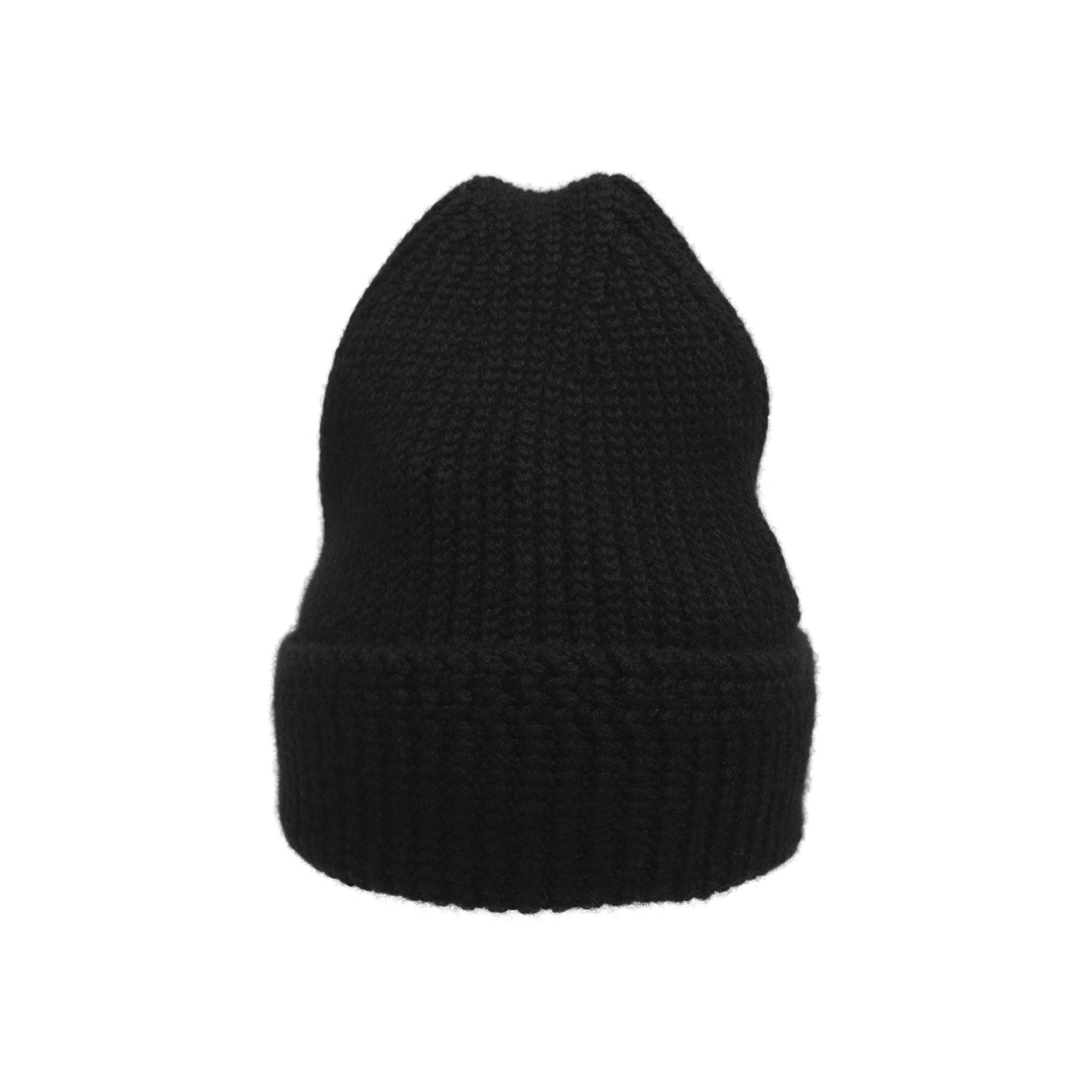 visvim Black cashmere beanie