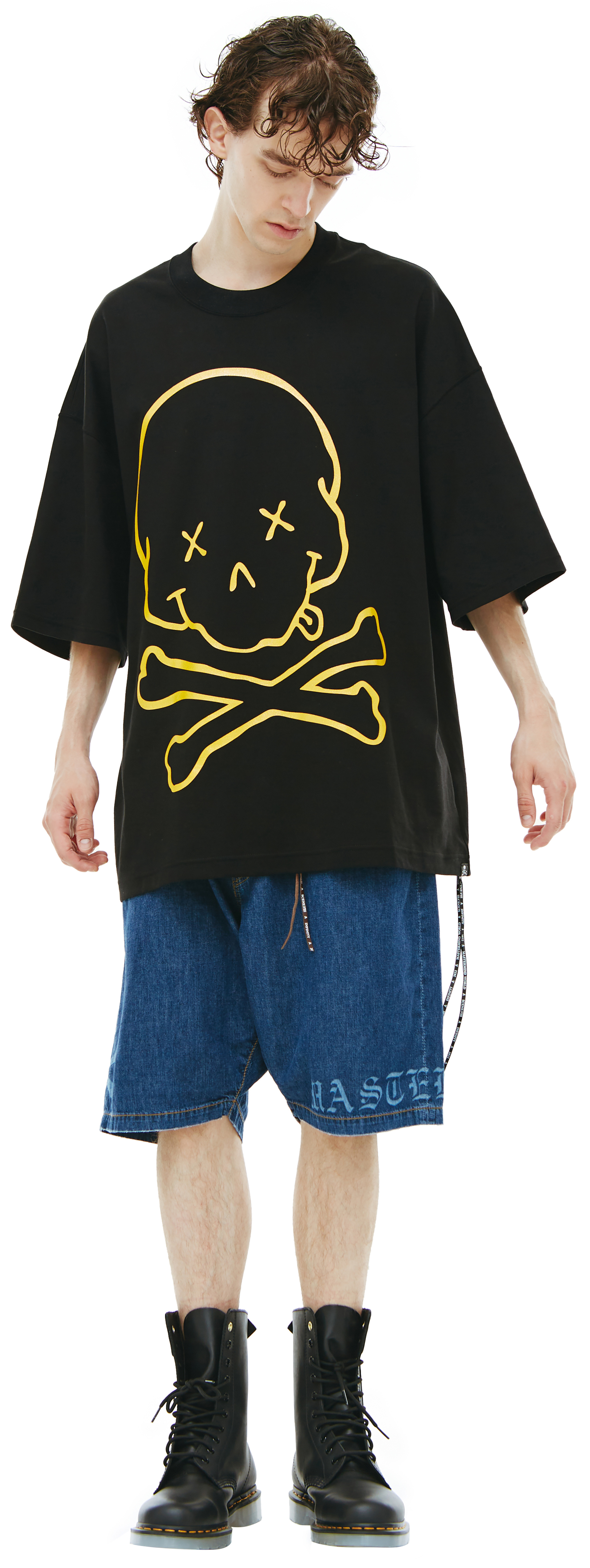 Mastermind WORLD Printed cotton t-shirt