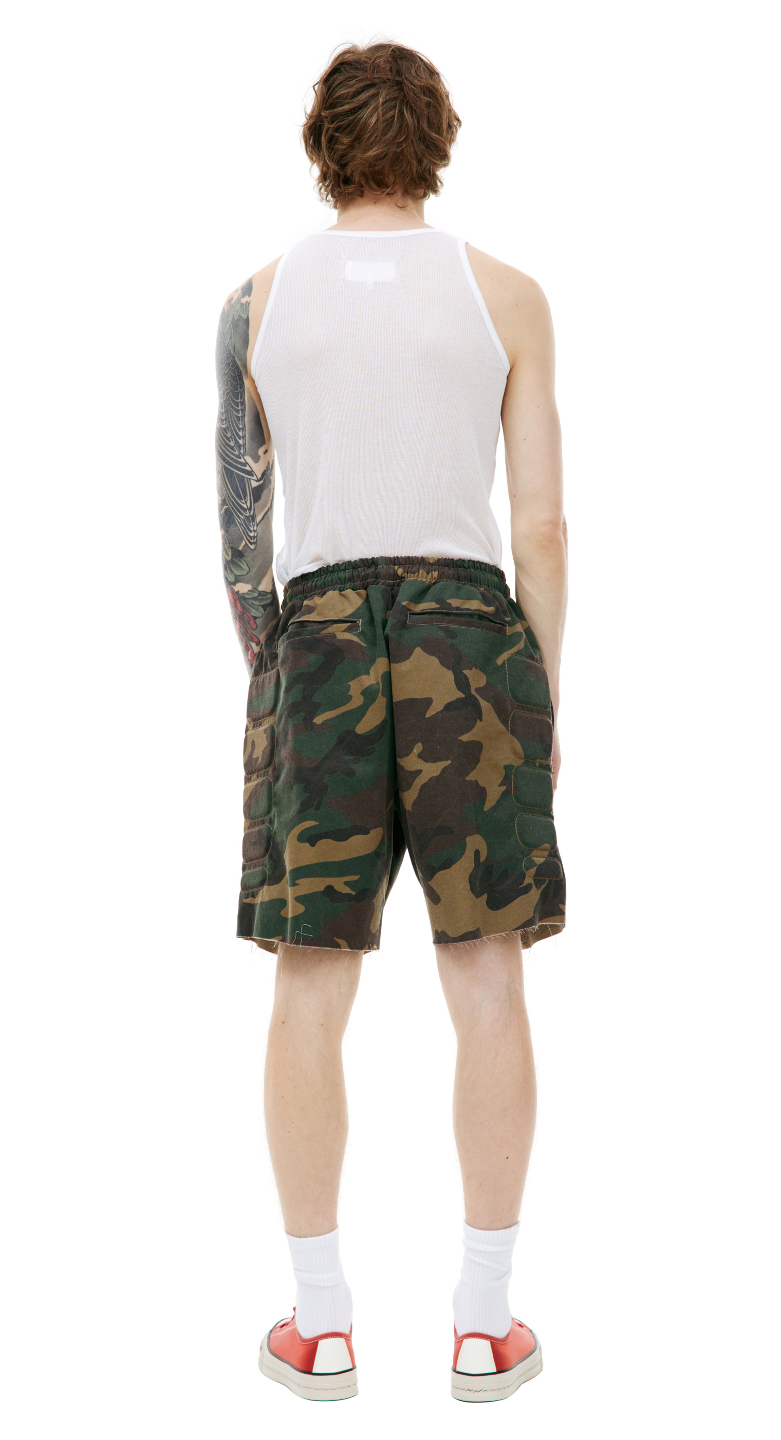 Satoshi Nakamoto Camo moto shorts