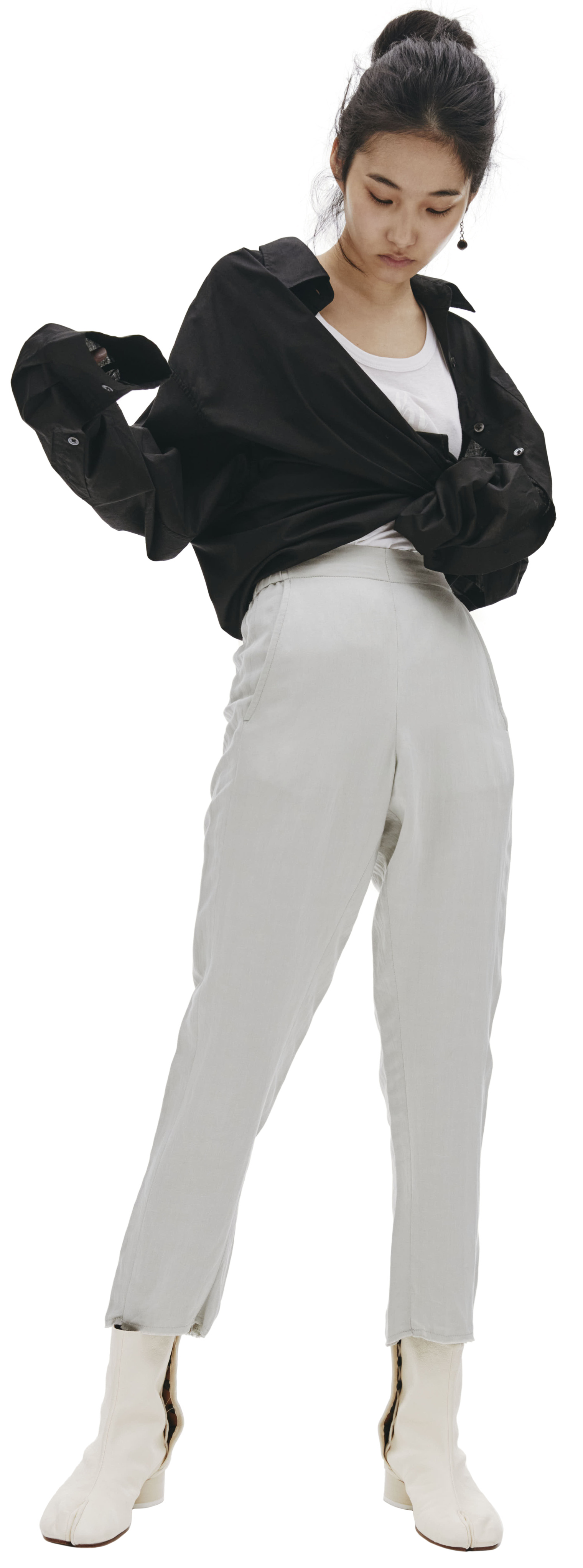 Ann Demeulemeester Grey Trousers