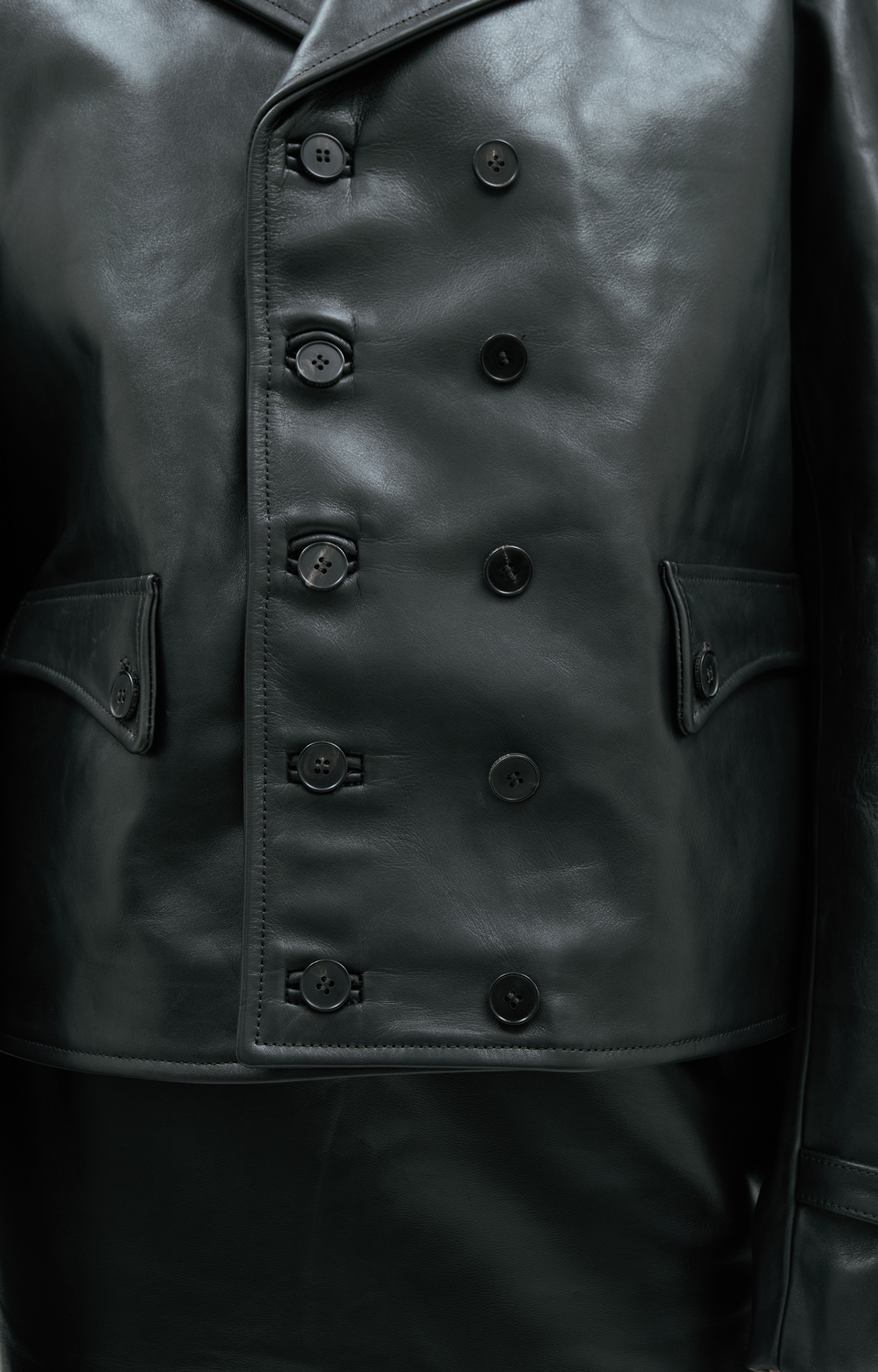 Enfants Riches Déprimés Black leather jacket