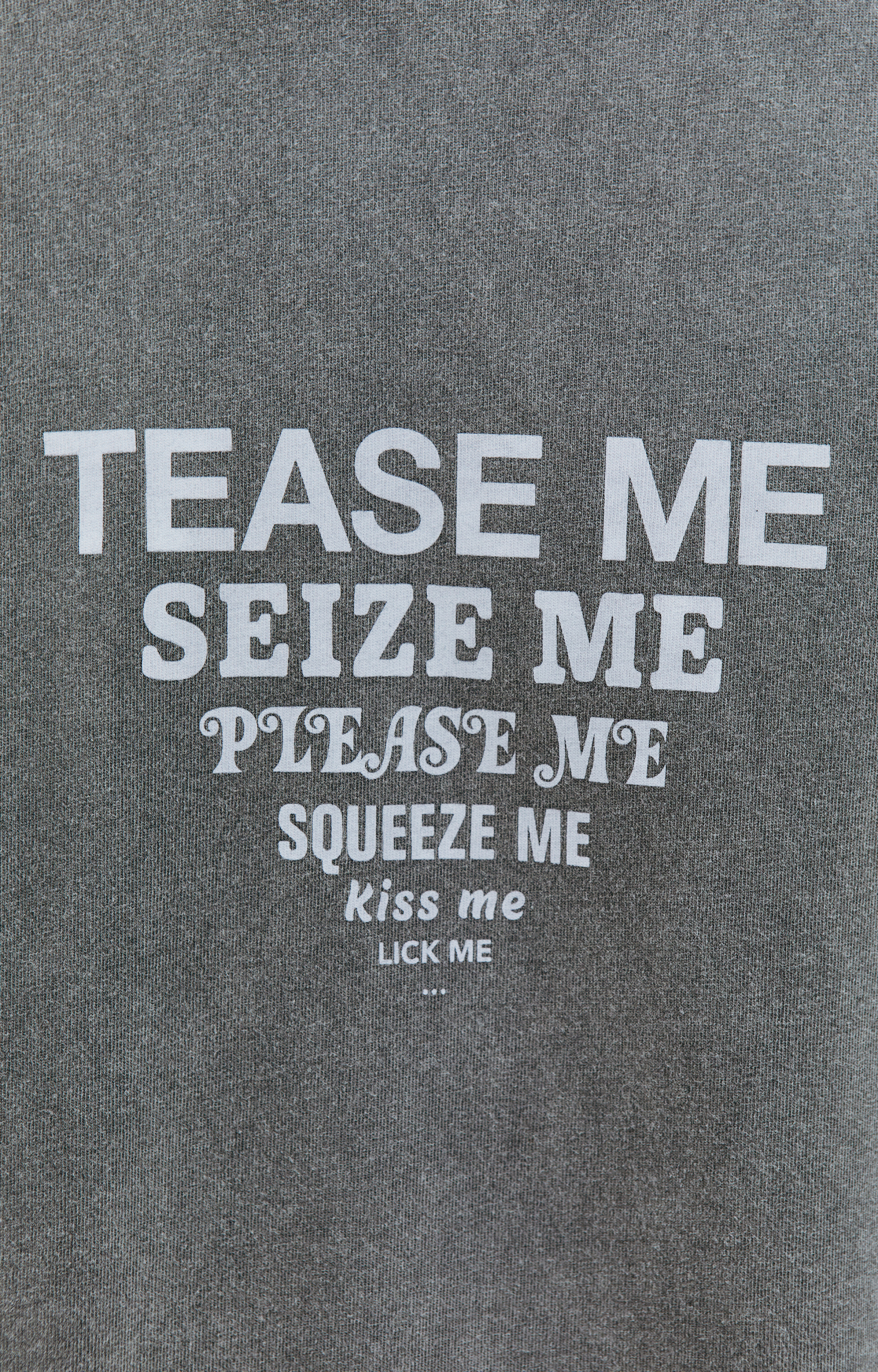 VETEMENTS Oversized \'Tease me\' t-shirt