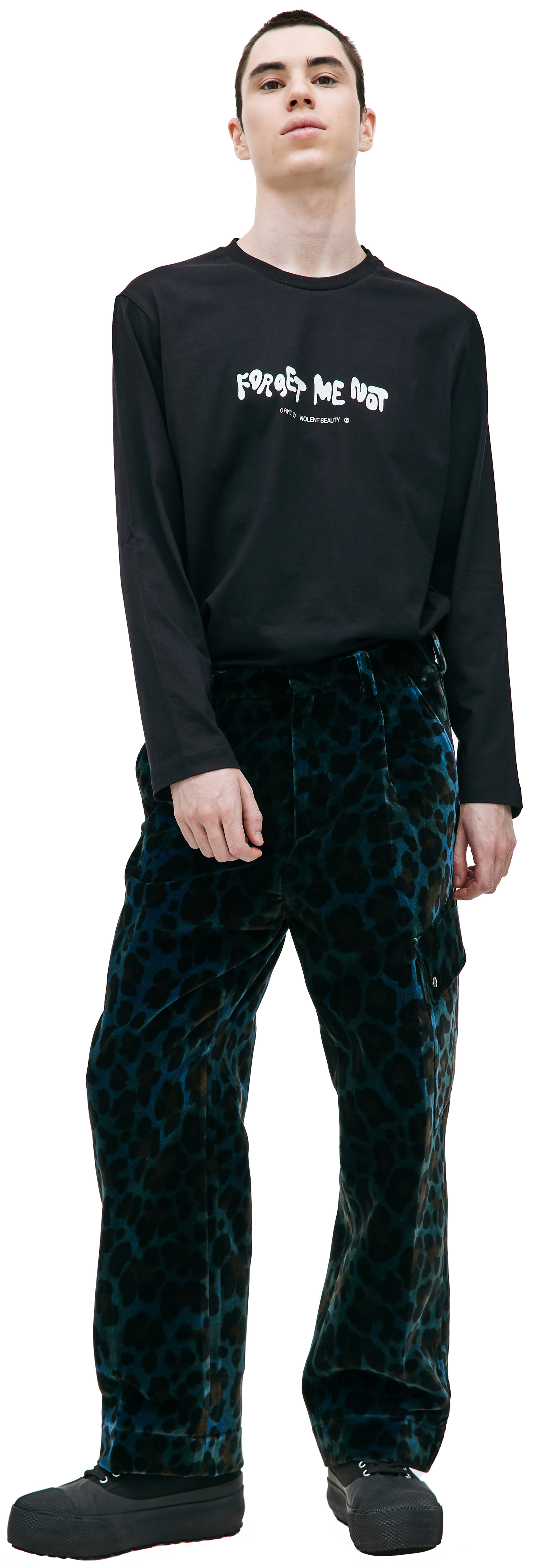 OAMC Leopard trousers with pockets