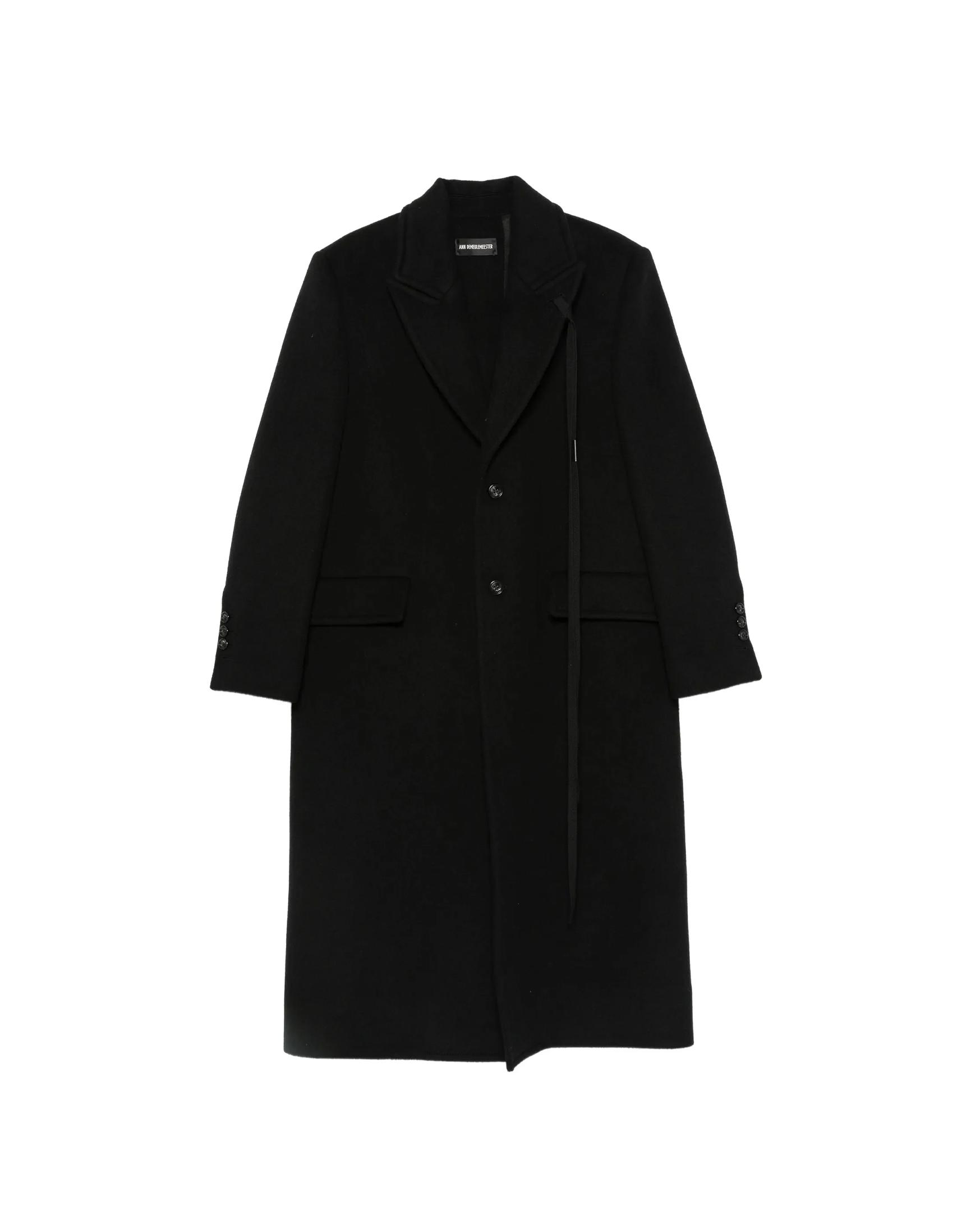 Ann Demeulemeester Black button-front coat