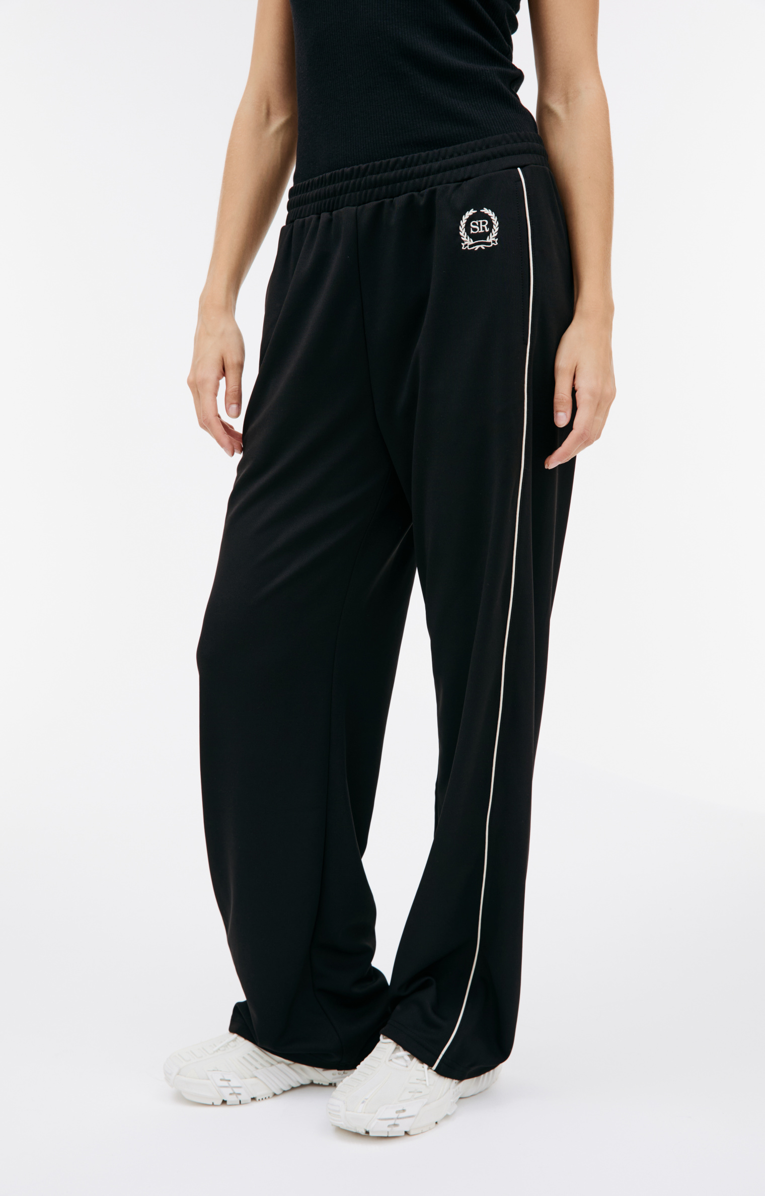 SPORTY & RICH Embroidered logo sweatpants