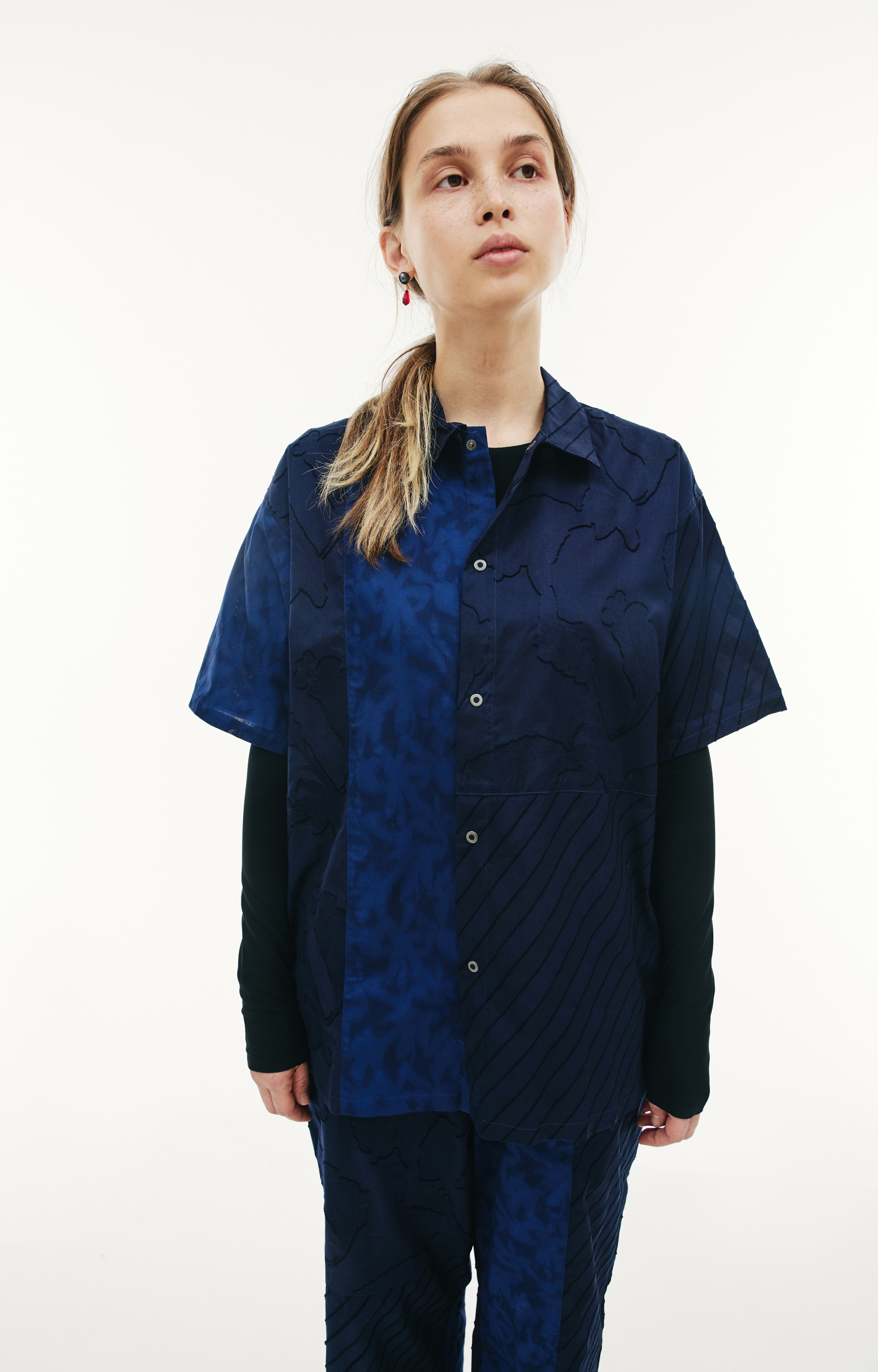 KIMMY Patchwork style shirt