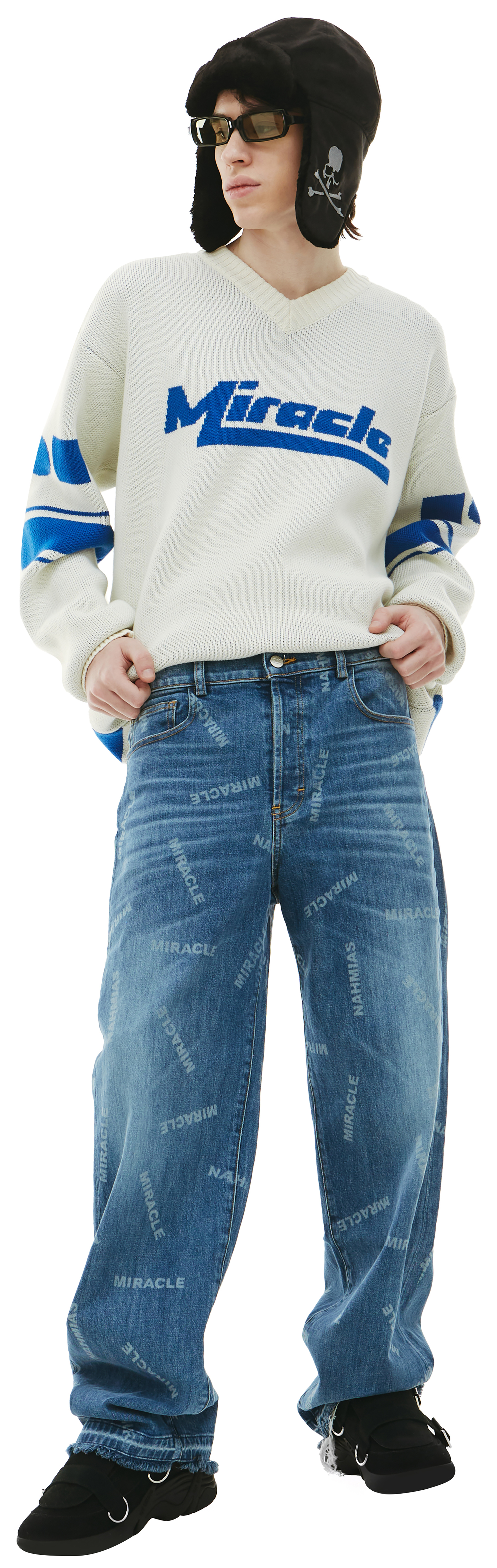 Nahmias Miracle logo jeans