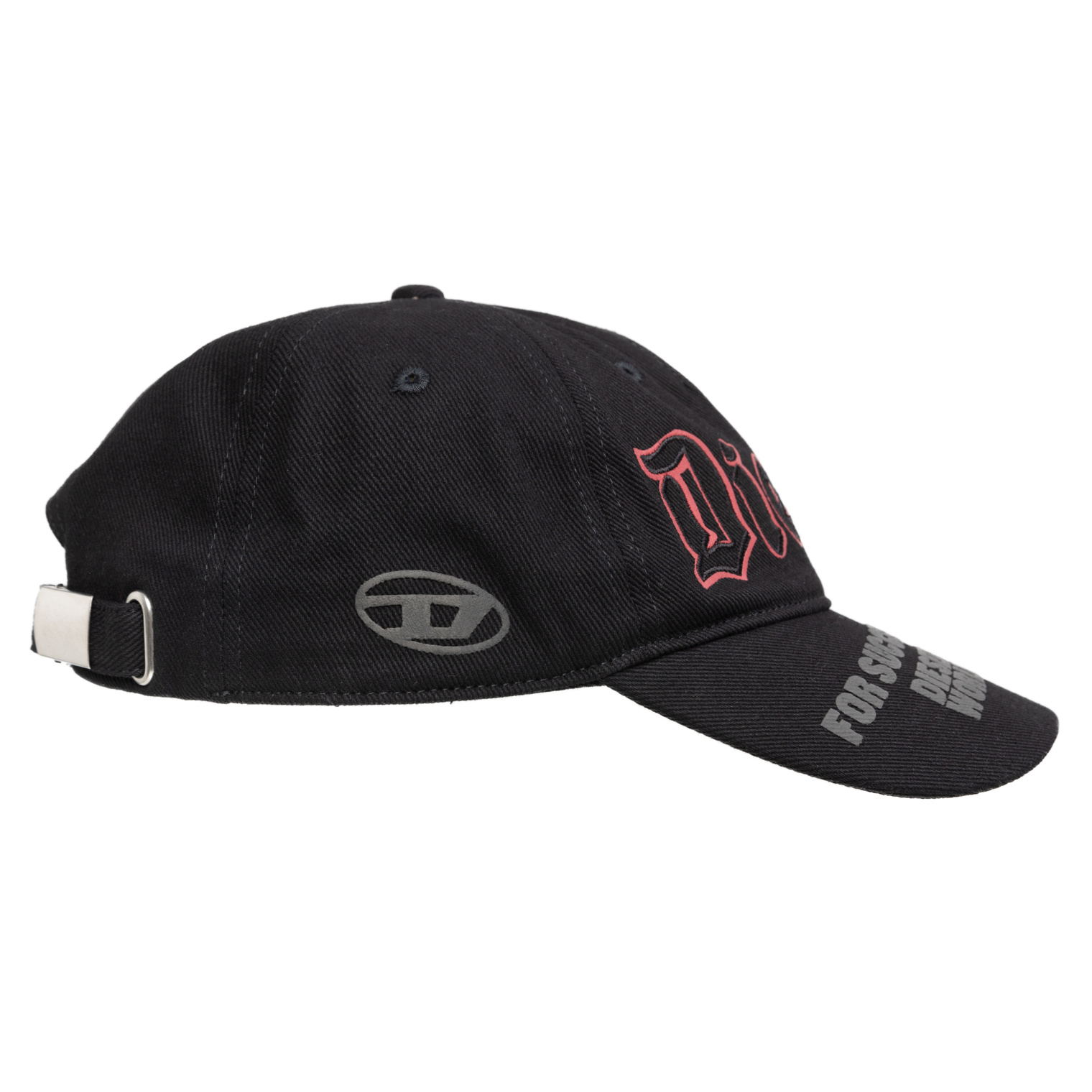 Diesel Black cap with logo