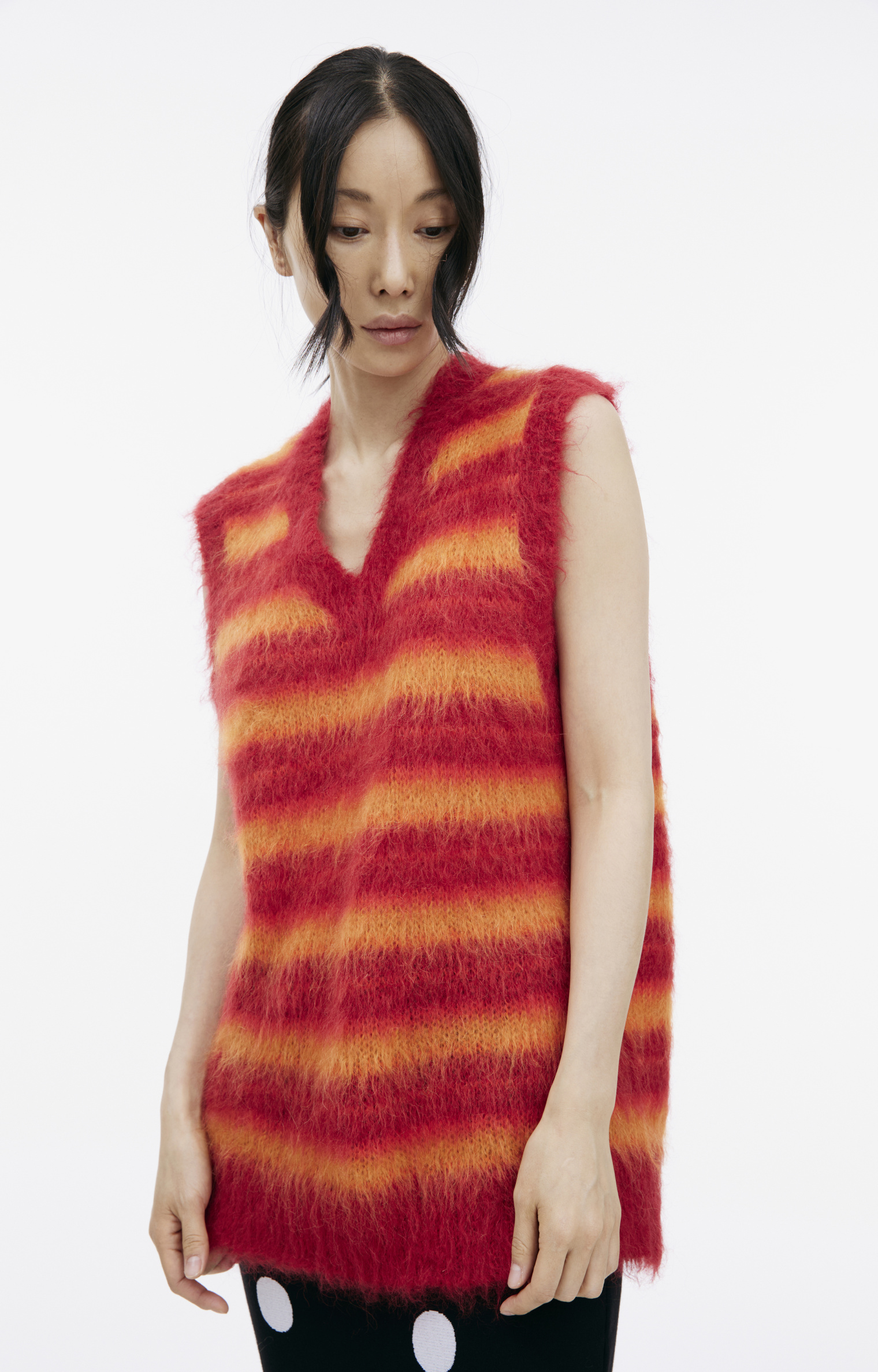 Marni Oversize striped vest