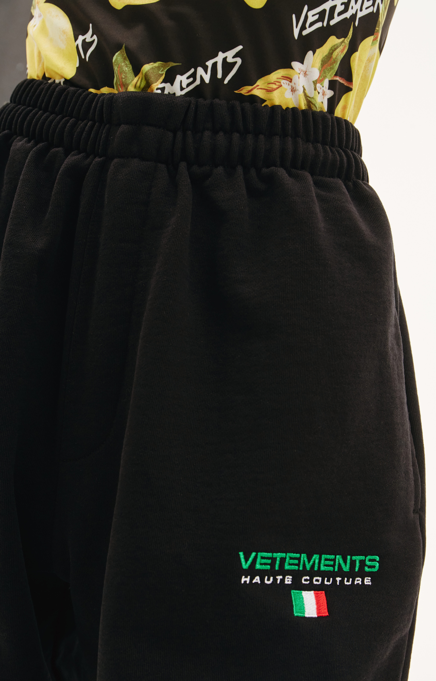 VETEMENTS Haute Couture Logo Sweatpants
