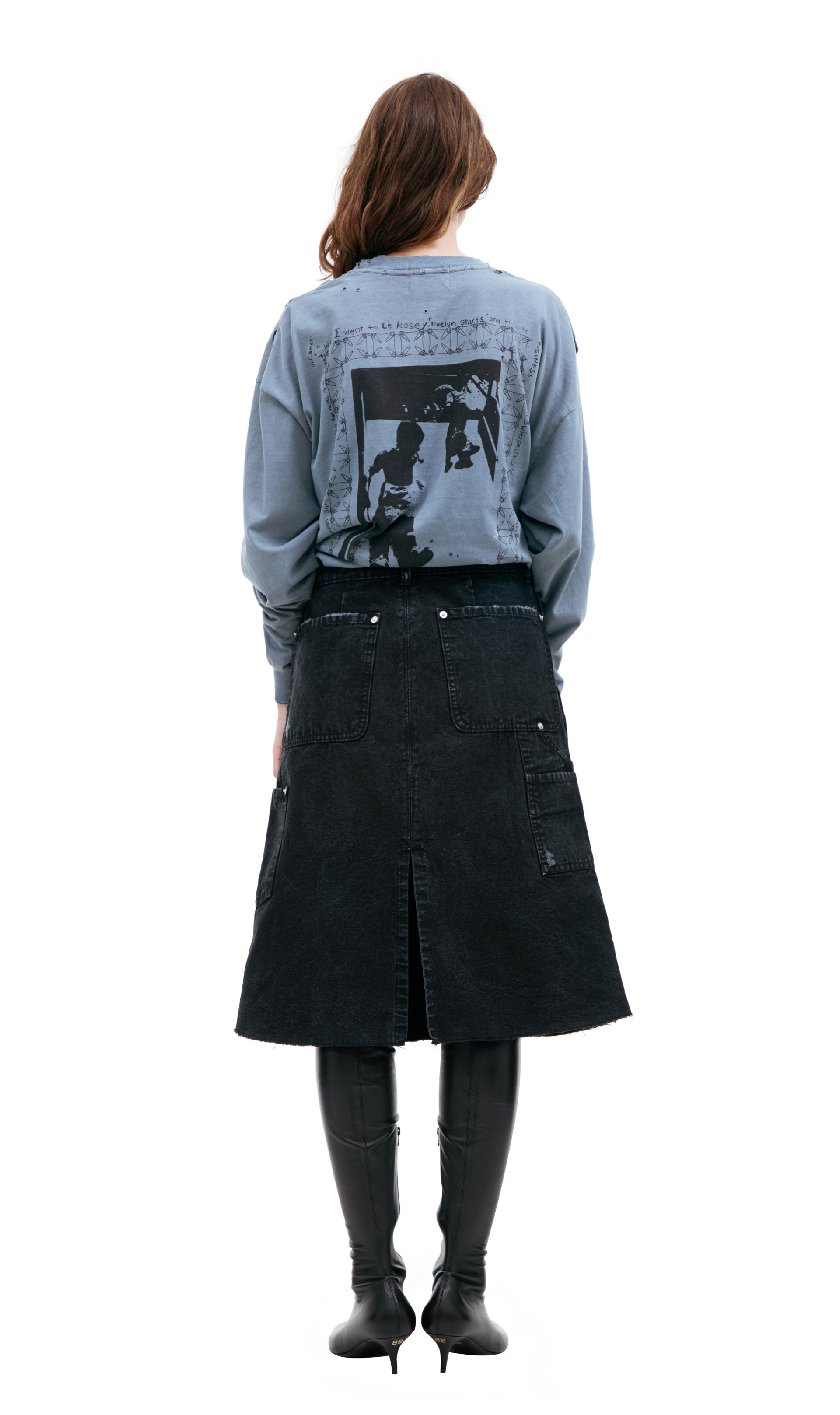 Enfants Riches Déprimés Denim Skirt