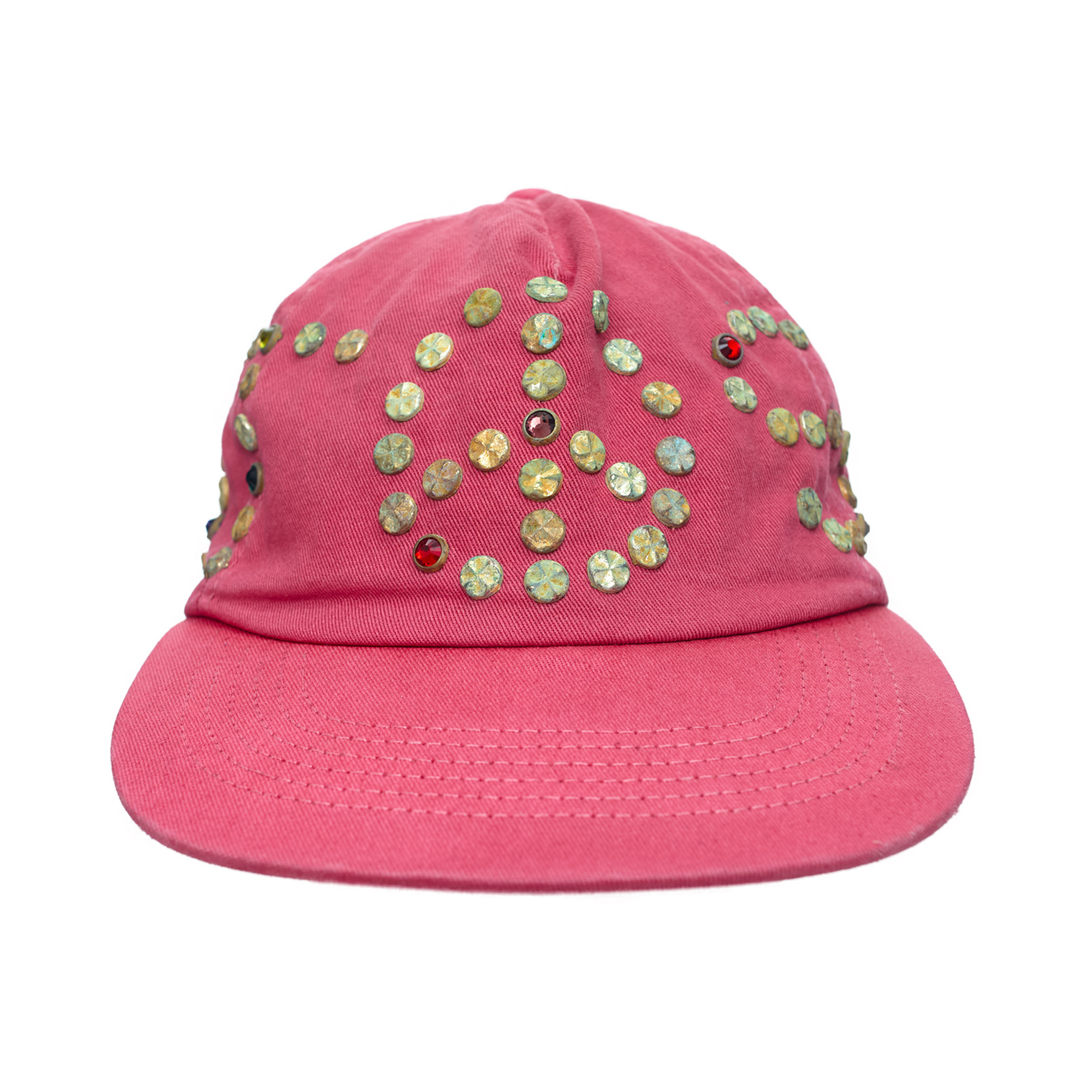 Satoshi Nakamoto Red cap with rivets