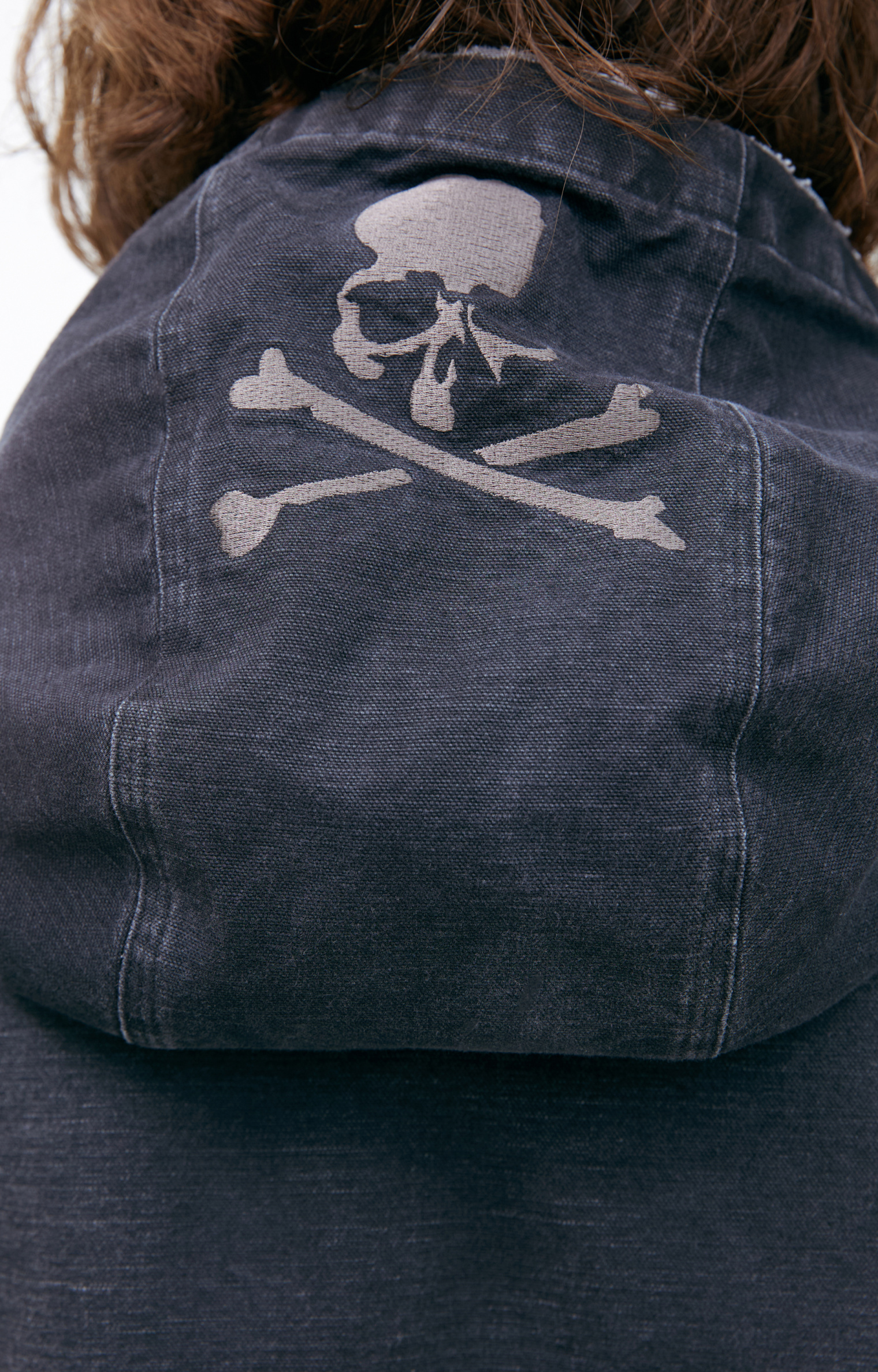 Buy Mastermind WORLD men black work jacket with a hood for $3,435