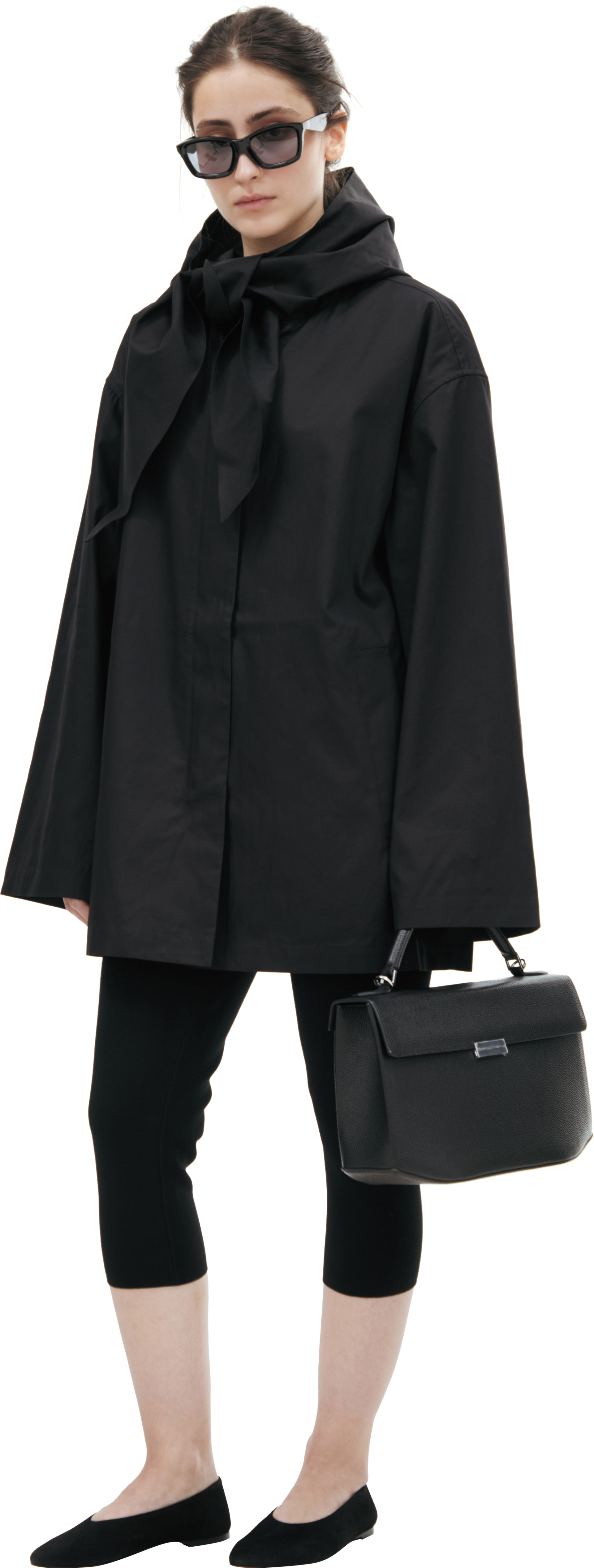 TOTEME Raincoat with a cowl hood