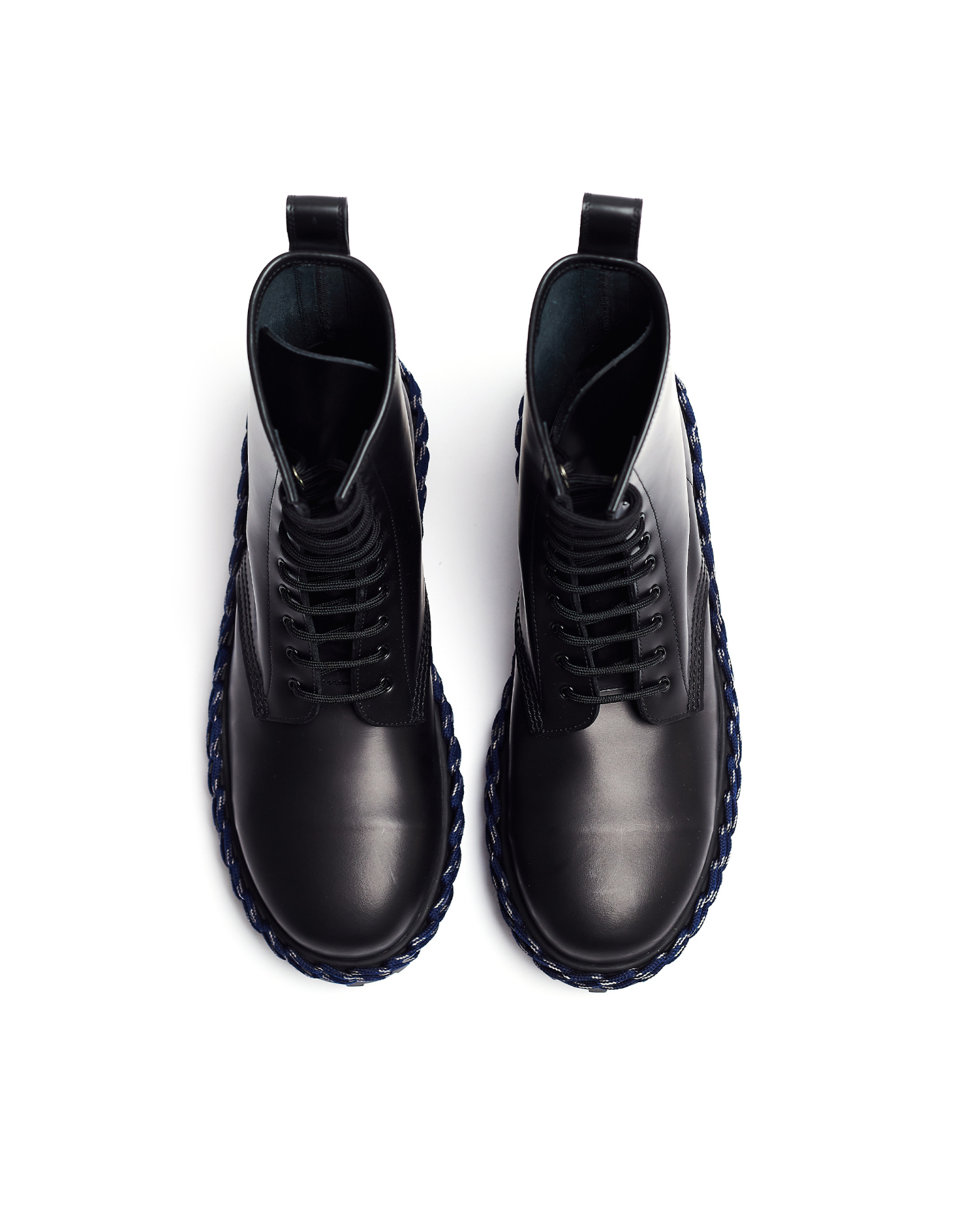 Balenciaga Calfskin Boots with Decorative Laces