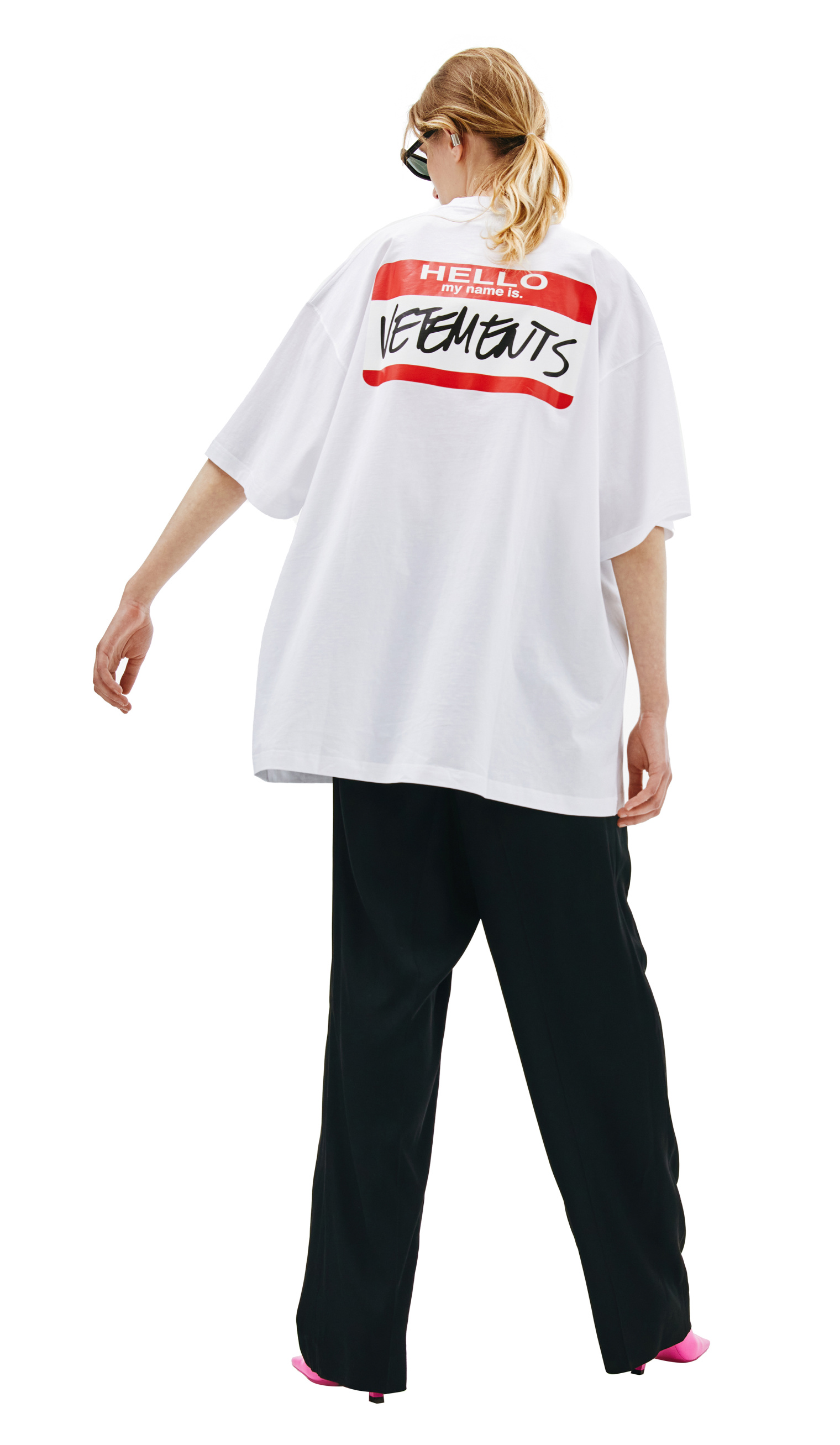 VETEMENTS White printed t-shirt