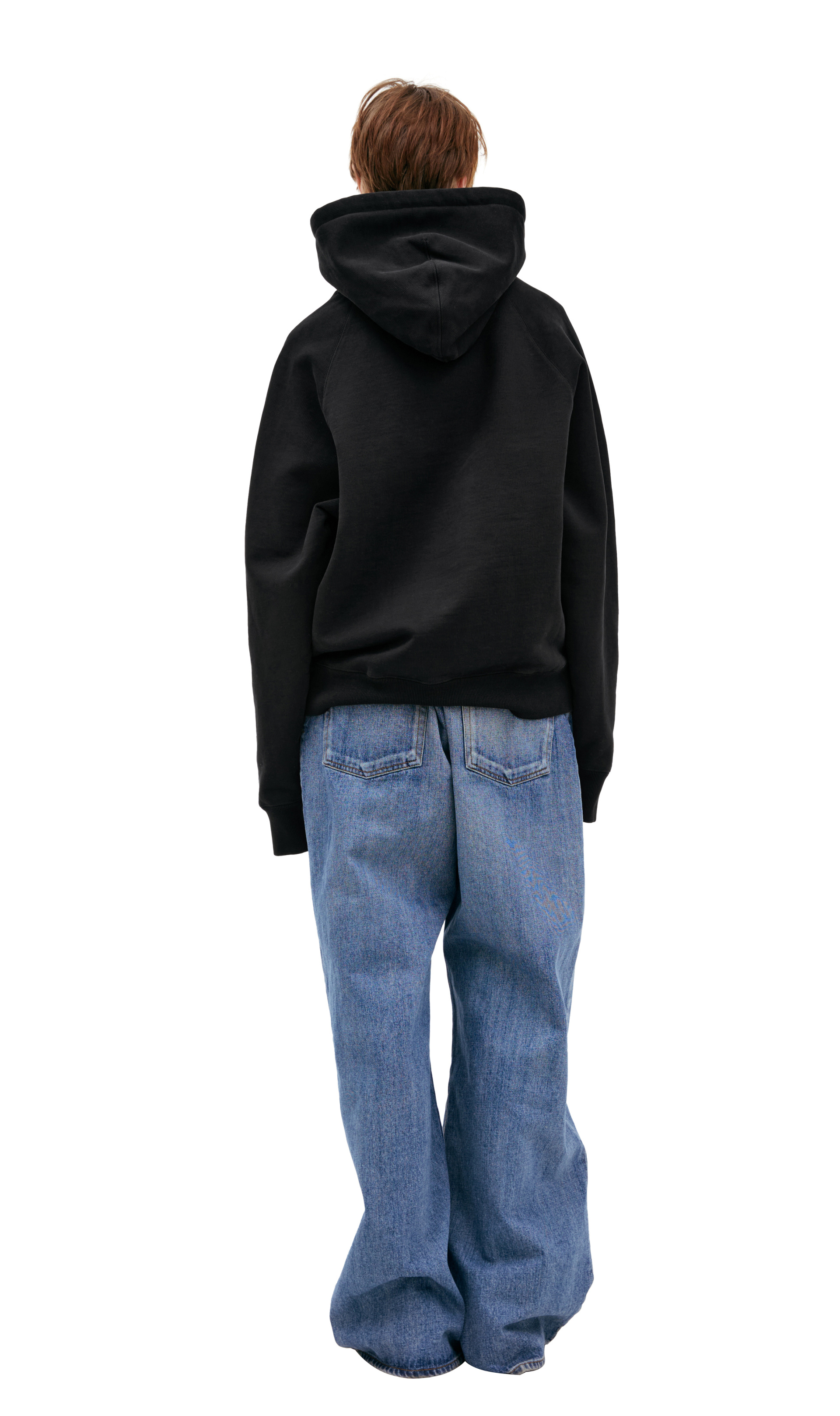 AMI PARIS Embroidered logo hoodie