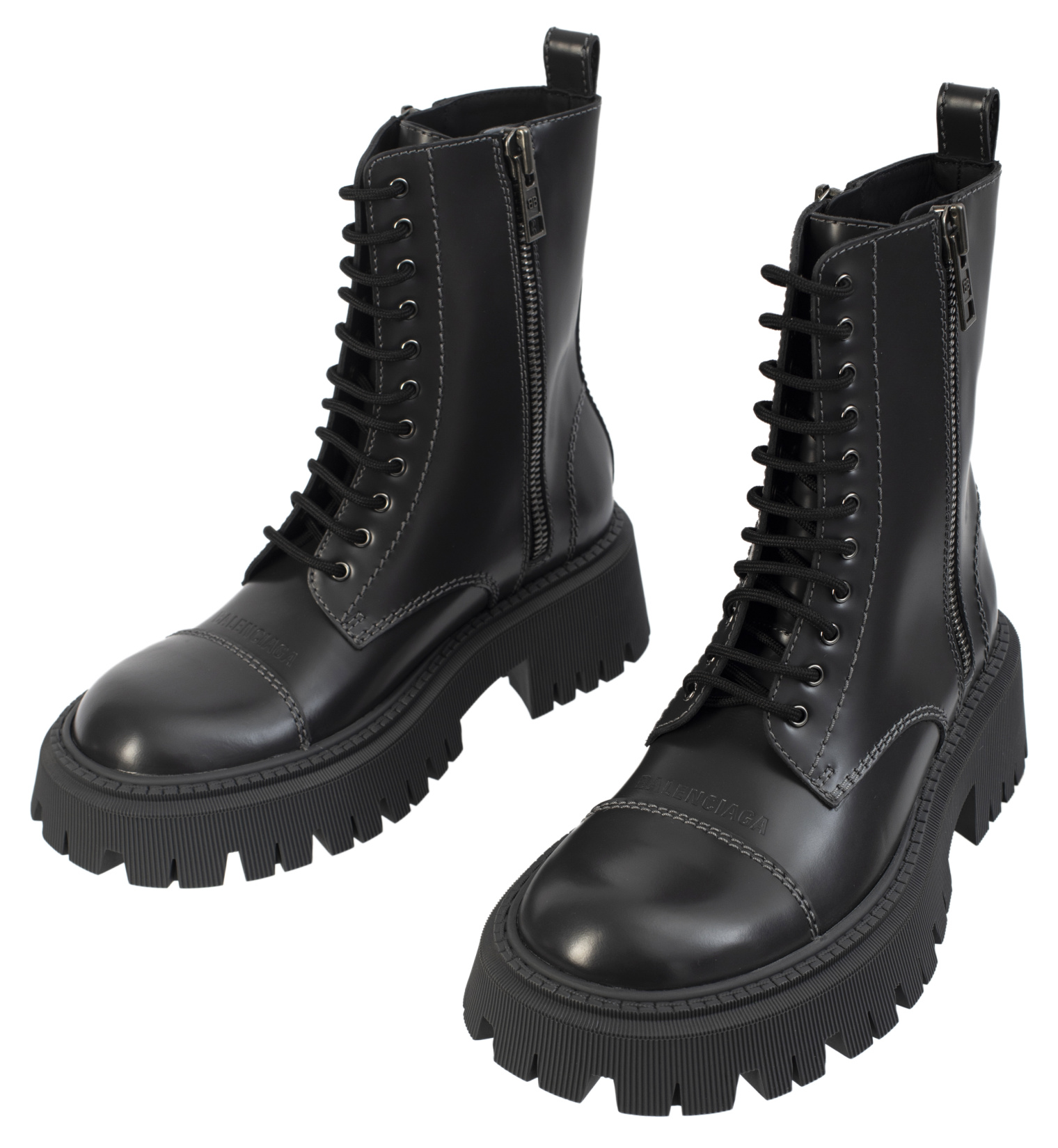 Balenciaga Tractor 20mm Lace up boots