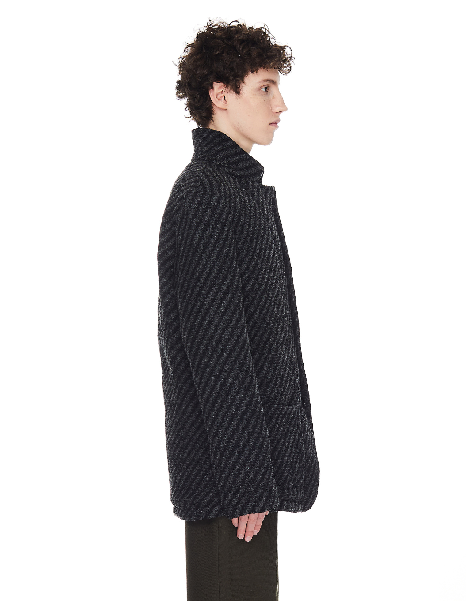 Ann Demeulemeester Стеганая куртка на пуговицах из шерсти