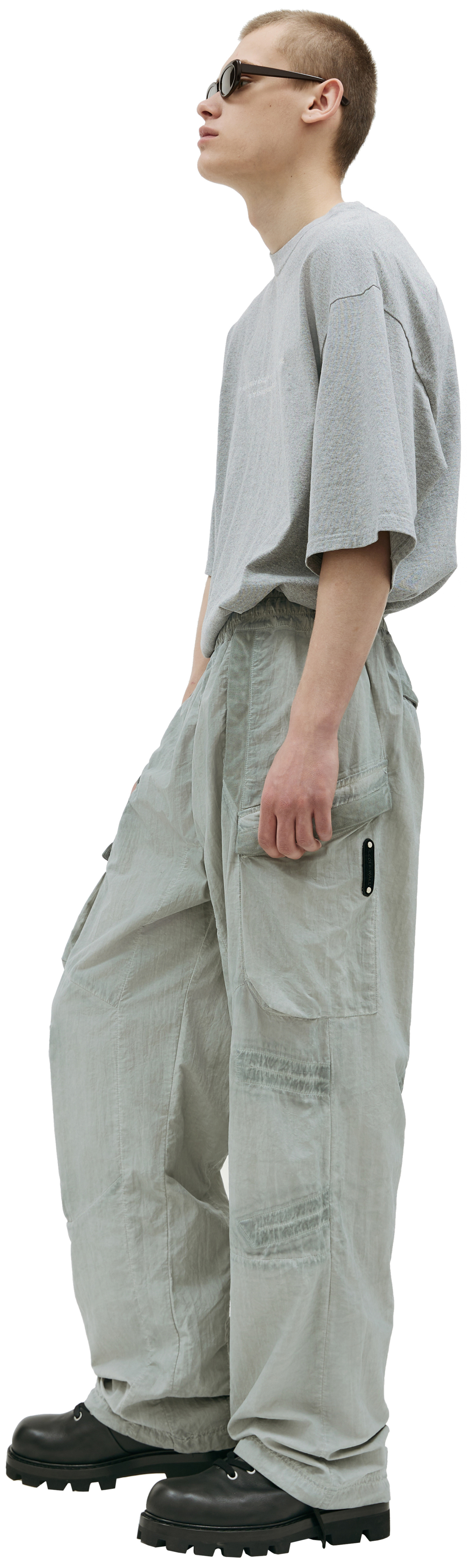 A-COLD-WALL* Grey dyed cargo trousers