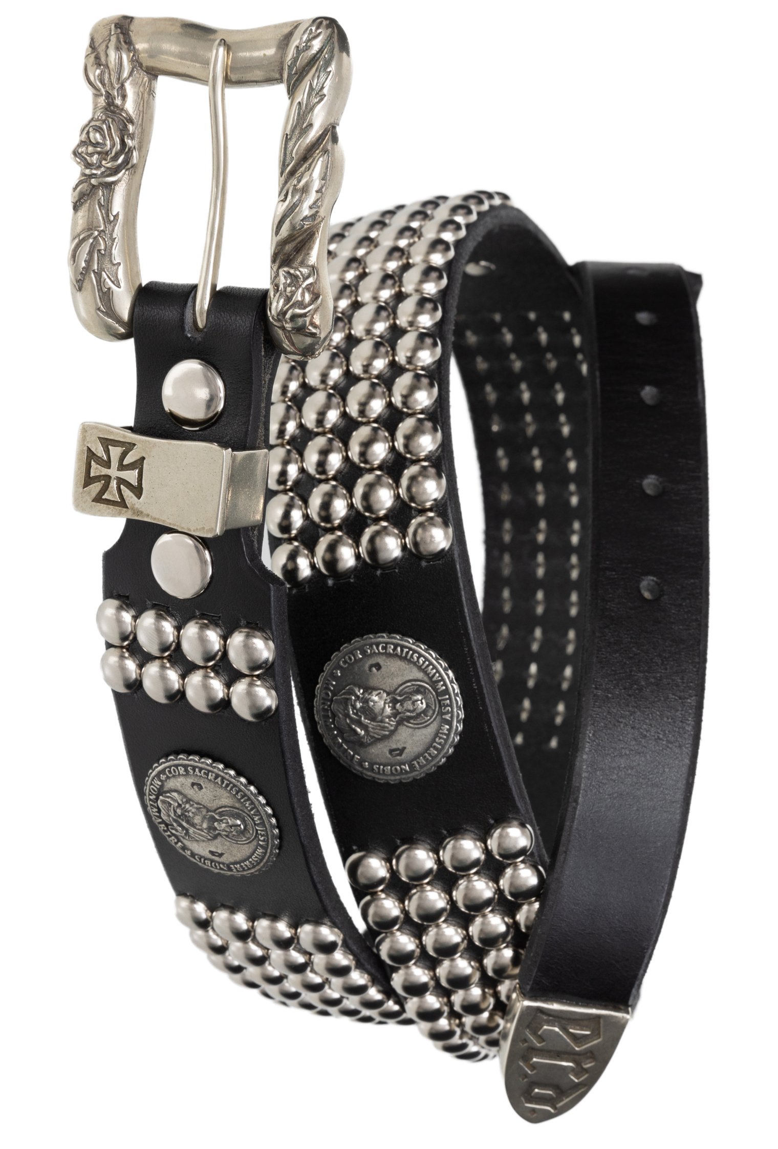 Enfants Riches Deprimes Leather belt with rivets