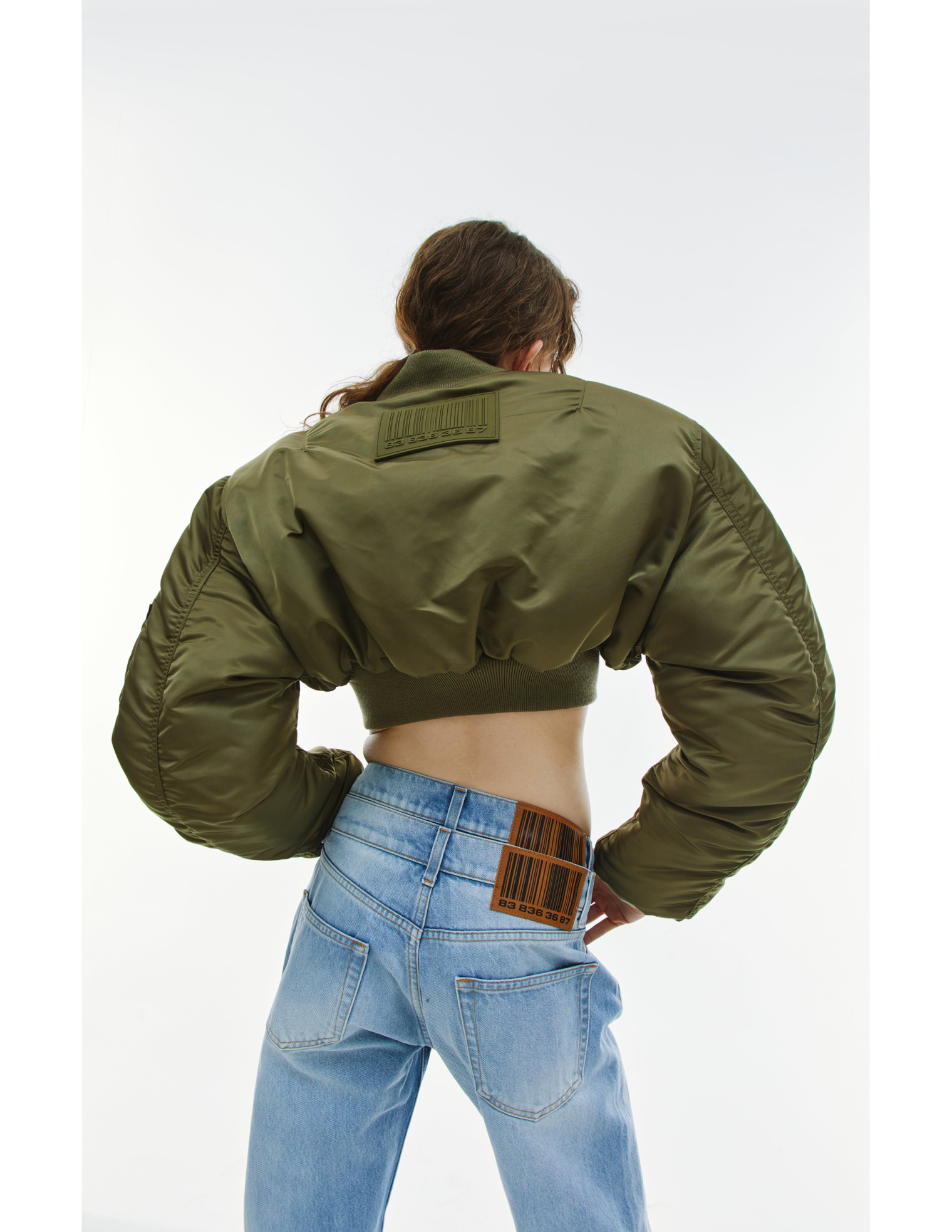 VTMNTS Double Waist Blue Denim Jeans