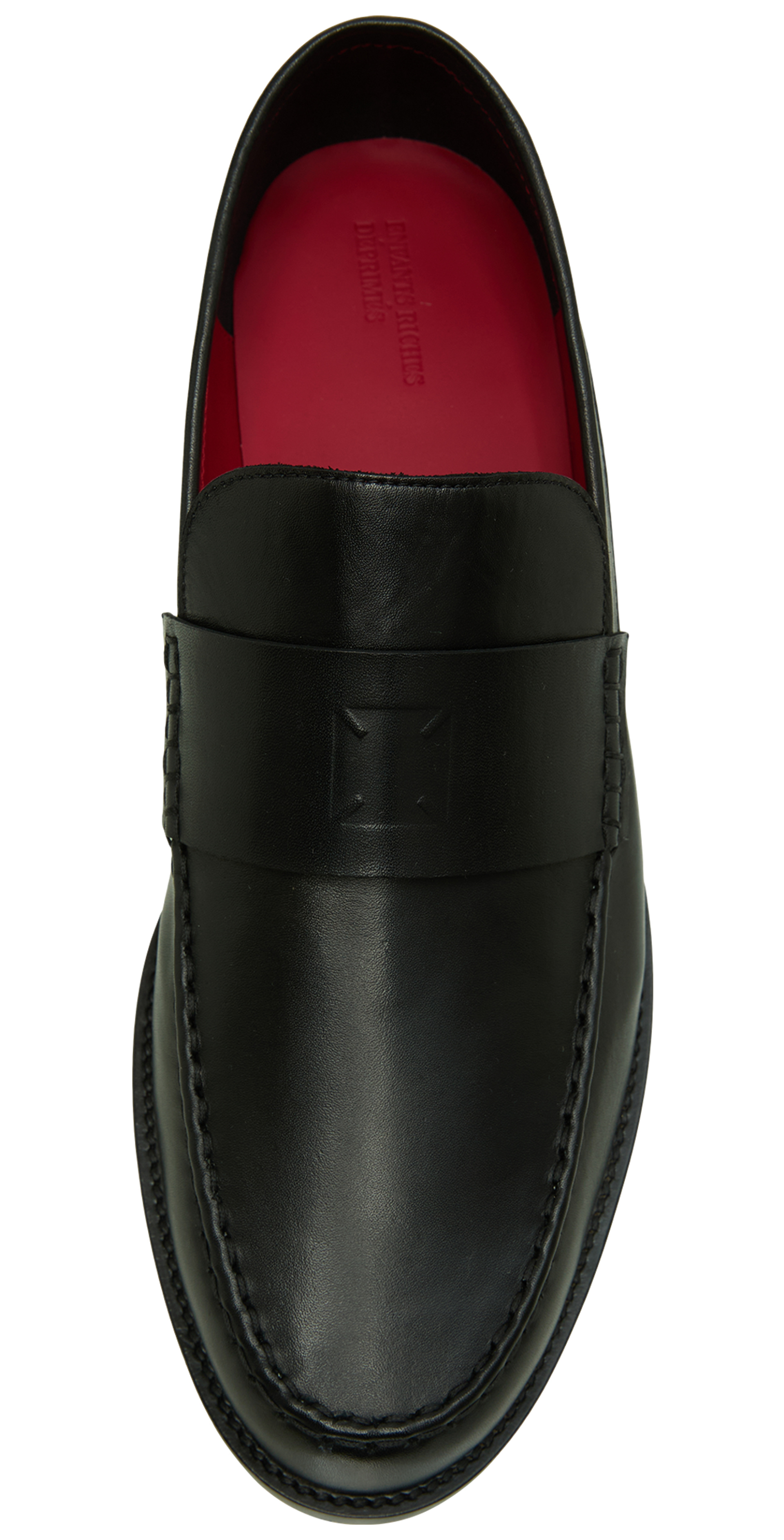 Enfants Riches Déprimés Black leather loafers