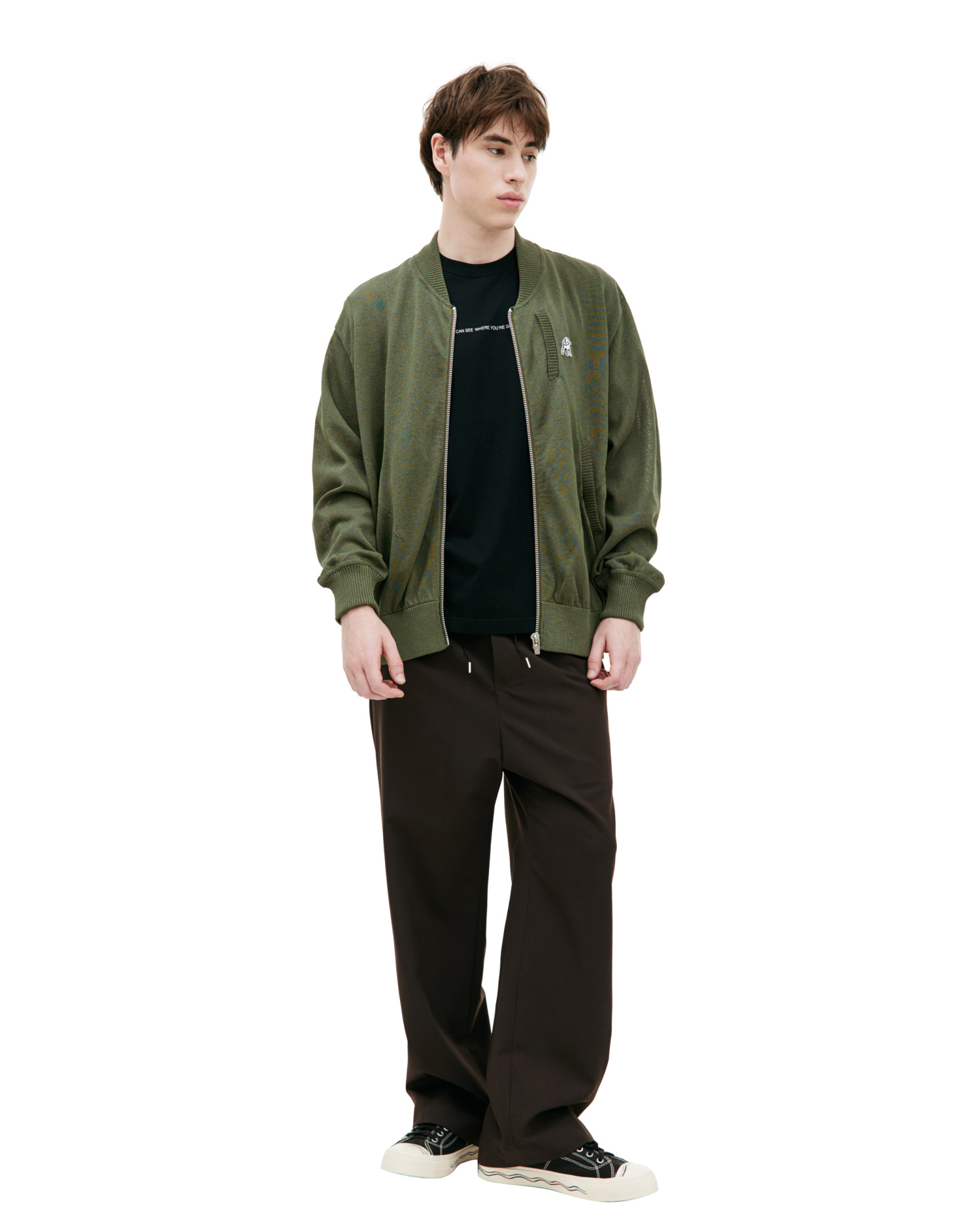 Undercover Khaki bomber jacket