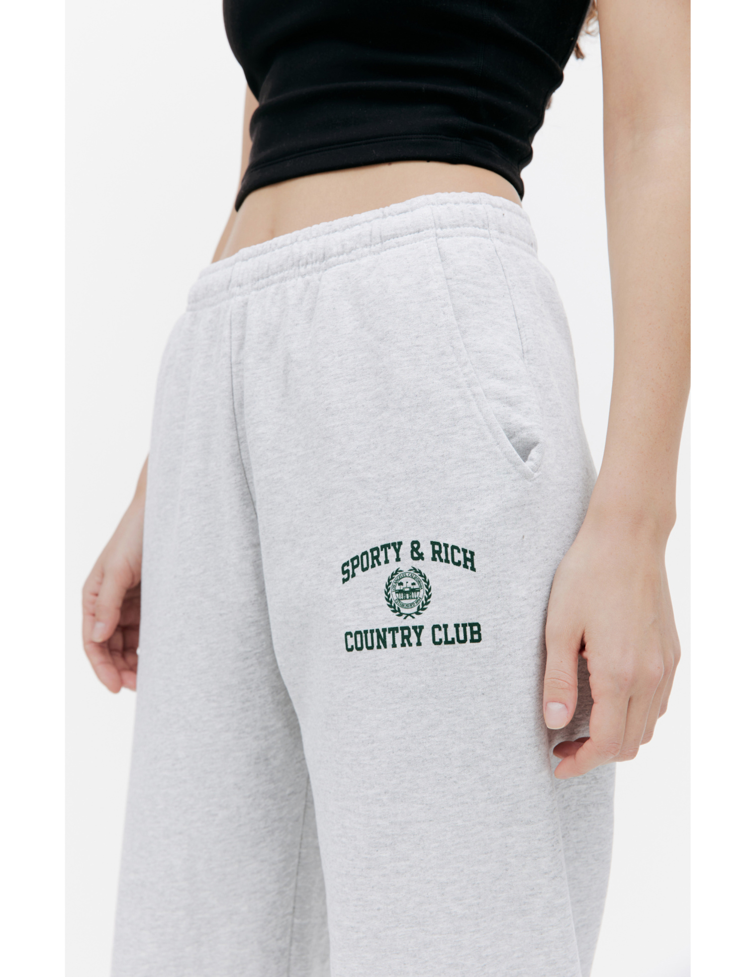 SPORTY & RICH Country Club printed sweatpant
