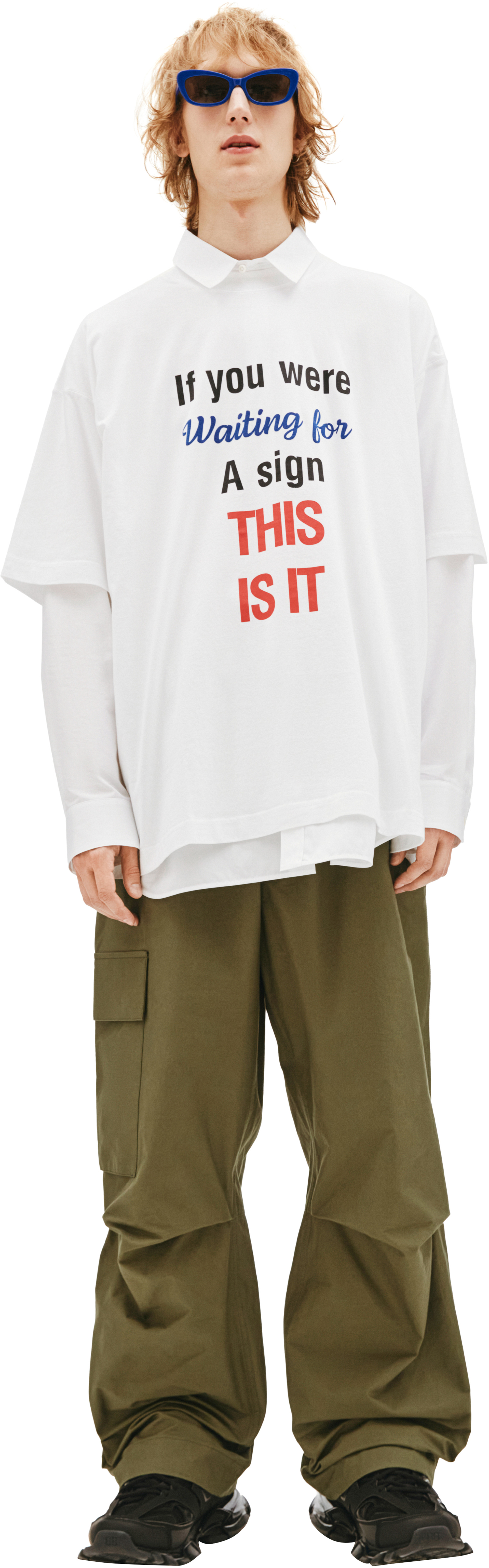 VETEMENTS White Printed T-shirt