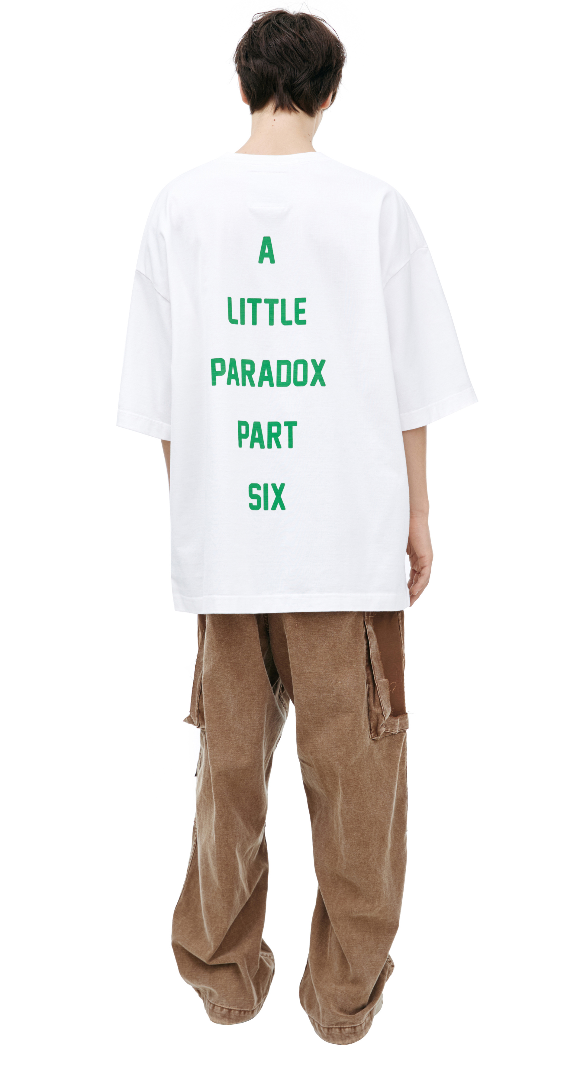 Maison Mihara Yasuhiro White print T-shirt