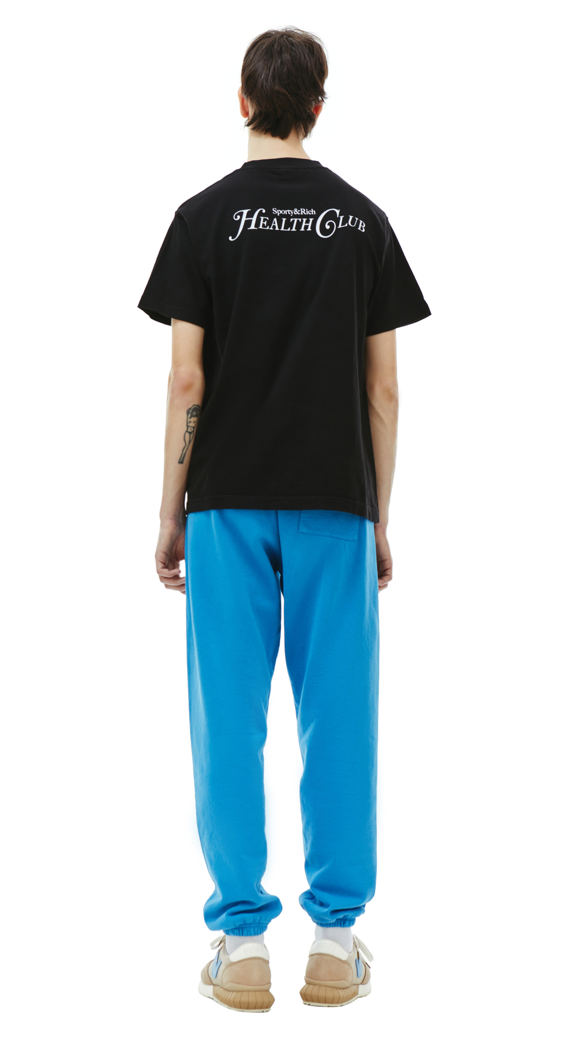 SPORTY & RICH Black Rizzoli T-Shirt