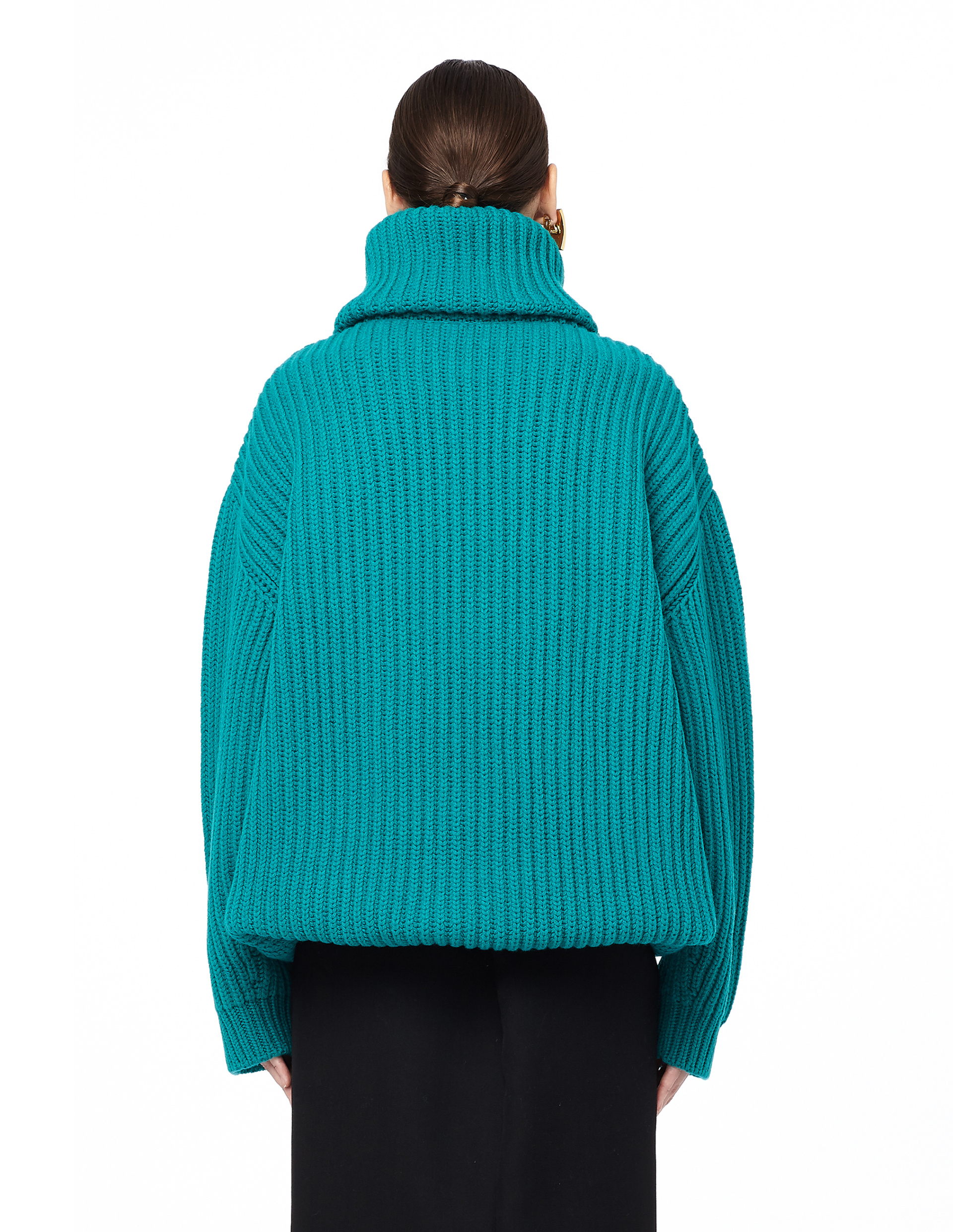 Balenciaga Oversized Chunky Knit Turtleneck