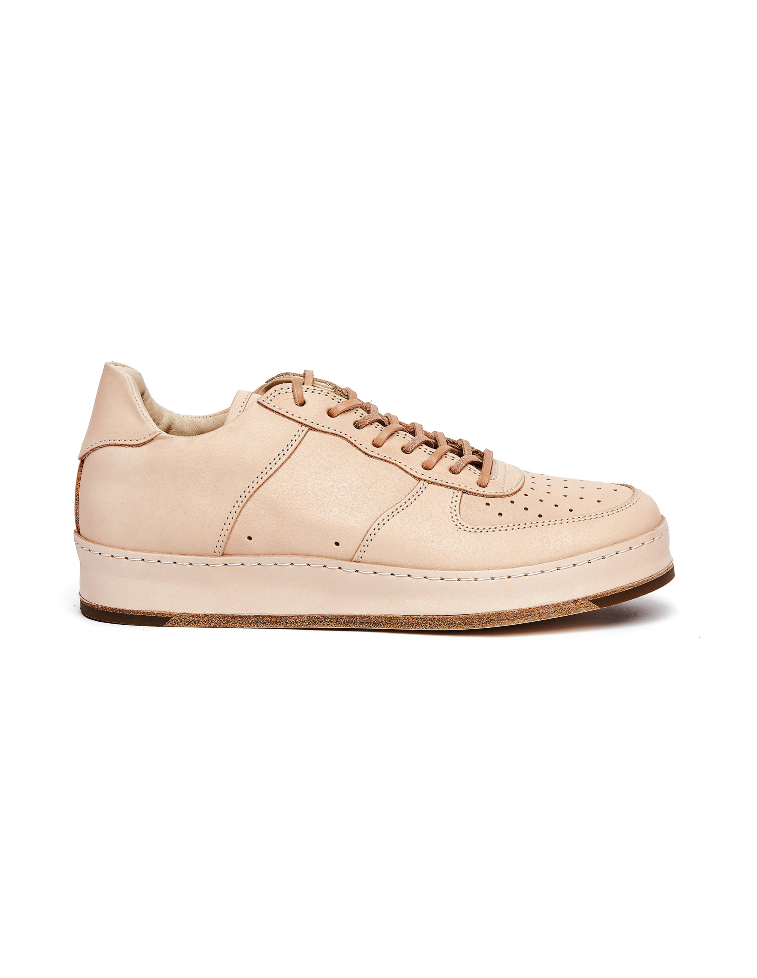 Buy Hender Scheme men beige leather mip-22 sneakers for $386