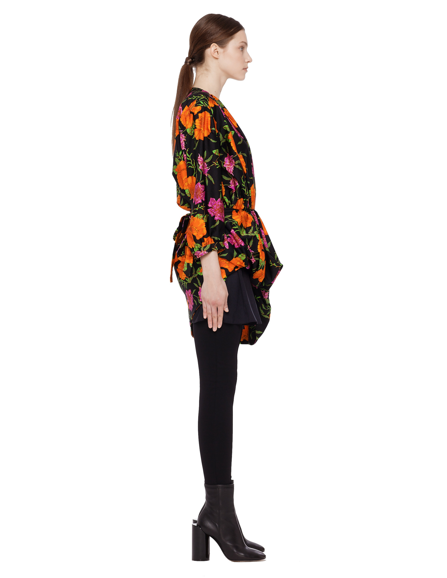 Balenciaga Flower print spandex dress