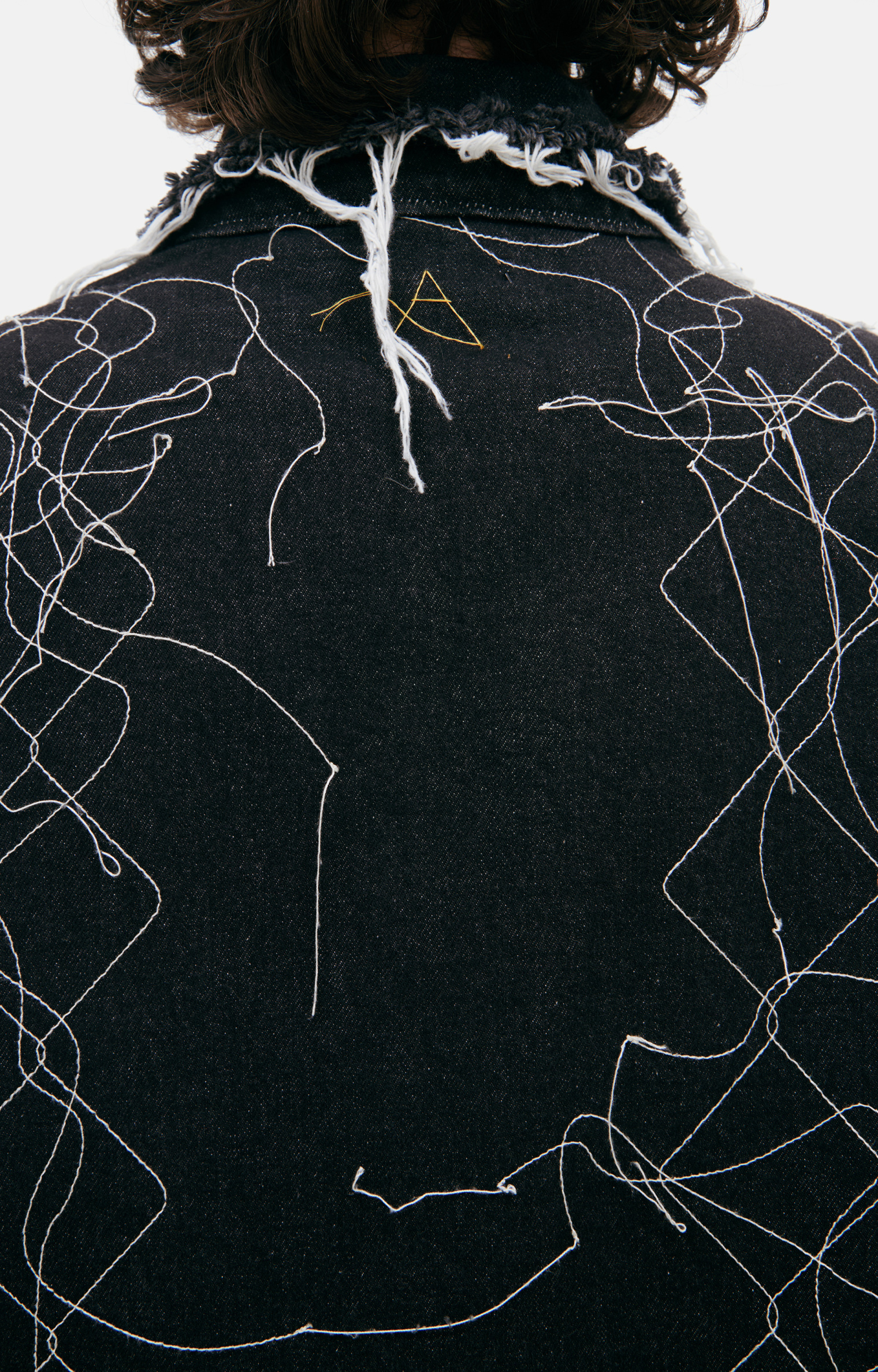 AIREI Jacket with asymmetrical threads