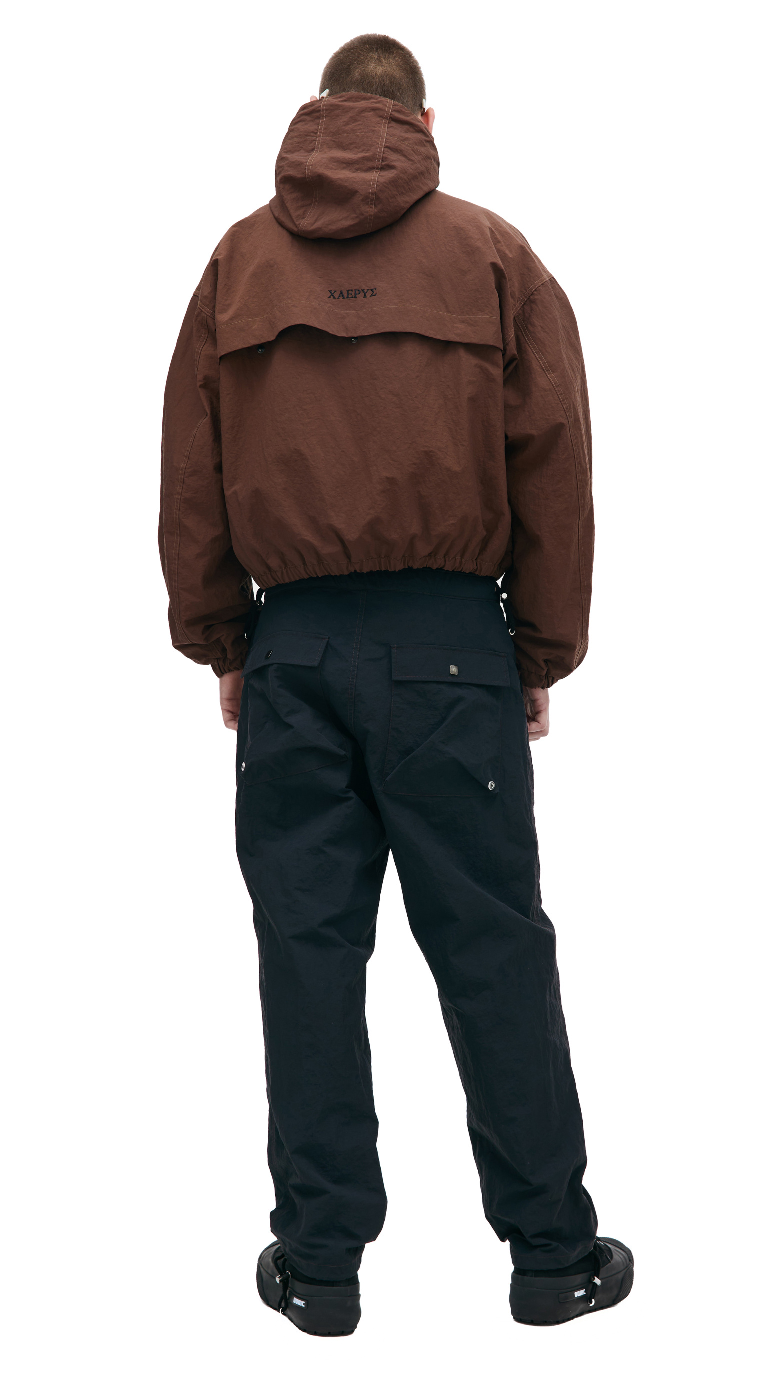 CAERUS Nylon jacket with embroidery